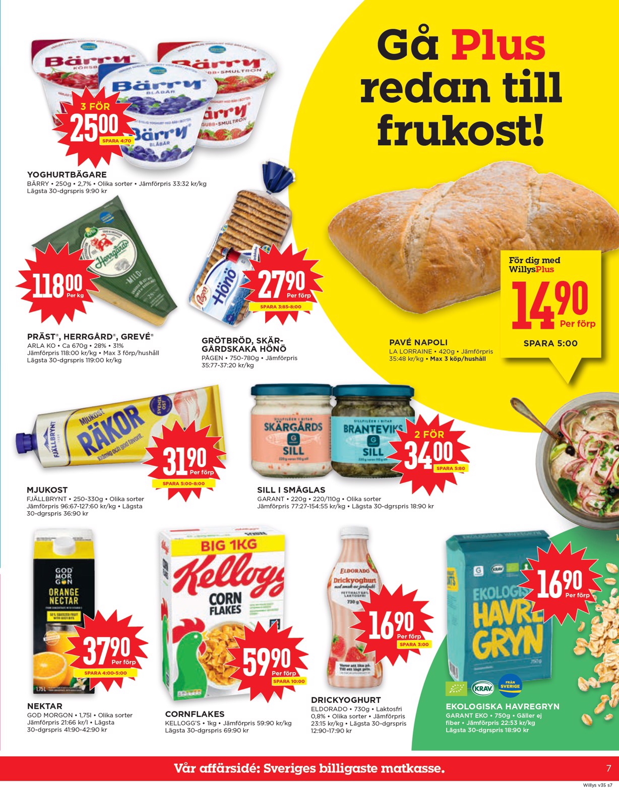 willy-s - Willy's-reklambladet giltigt från 25/08 - 31/08 - page: 7
