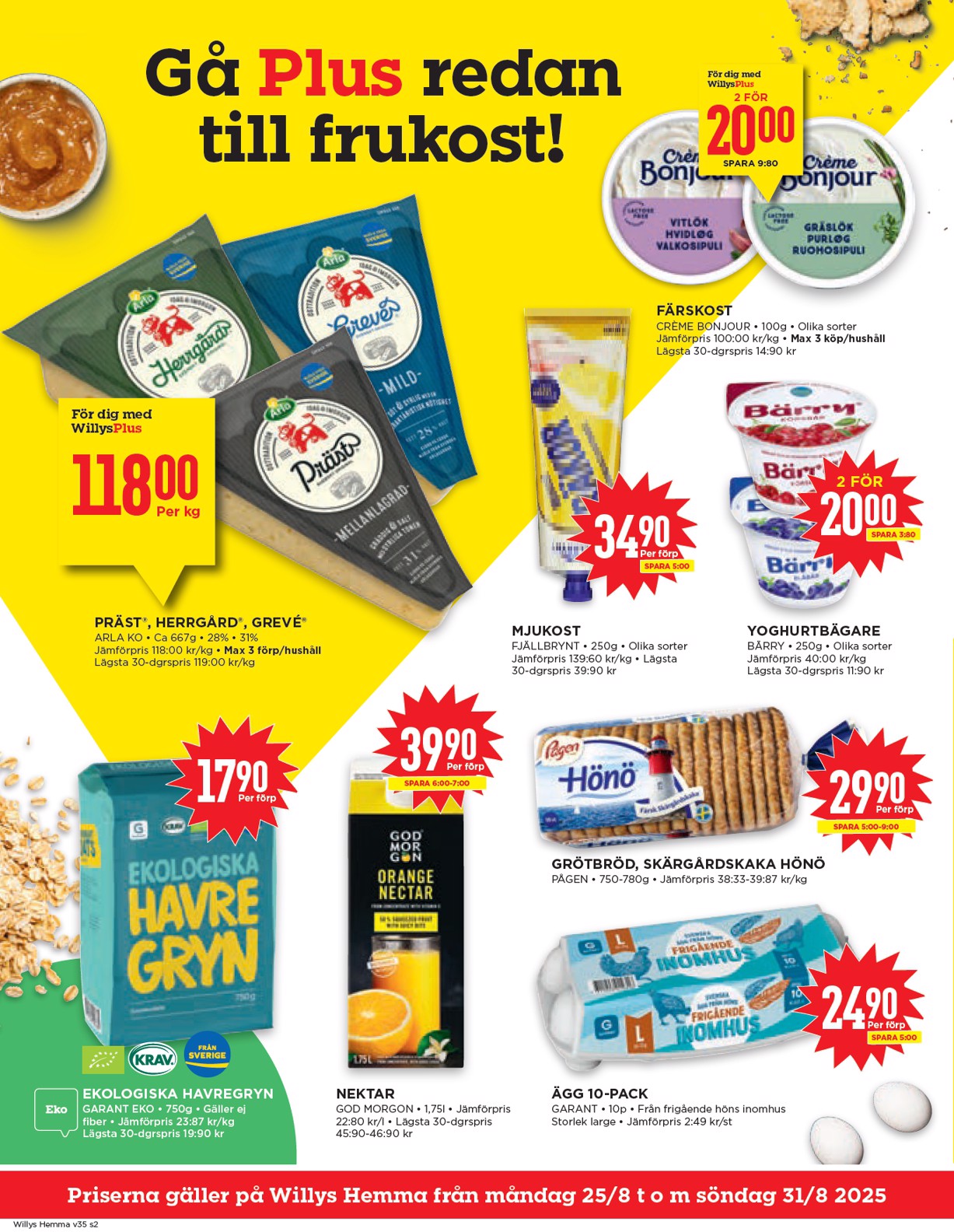willy-s - Willy's - Hemma-reklambladet giltigt från 25/08 - 31/08 - page: 2