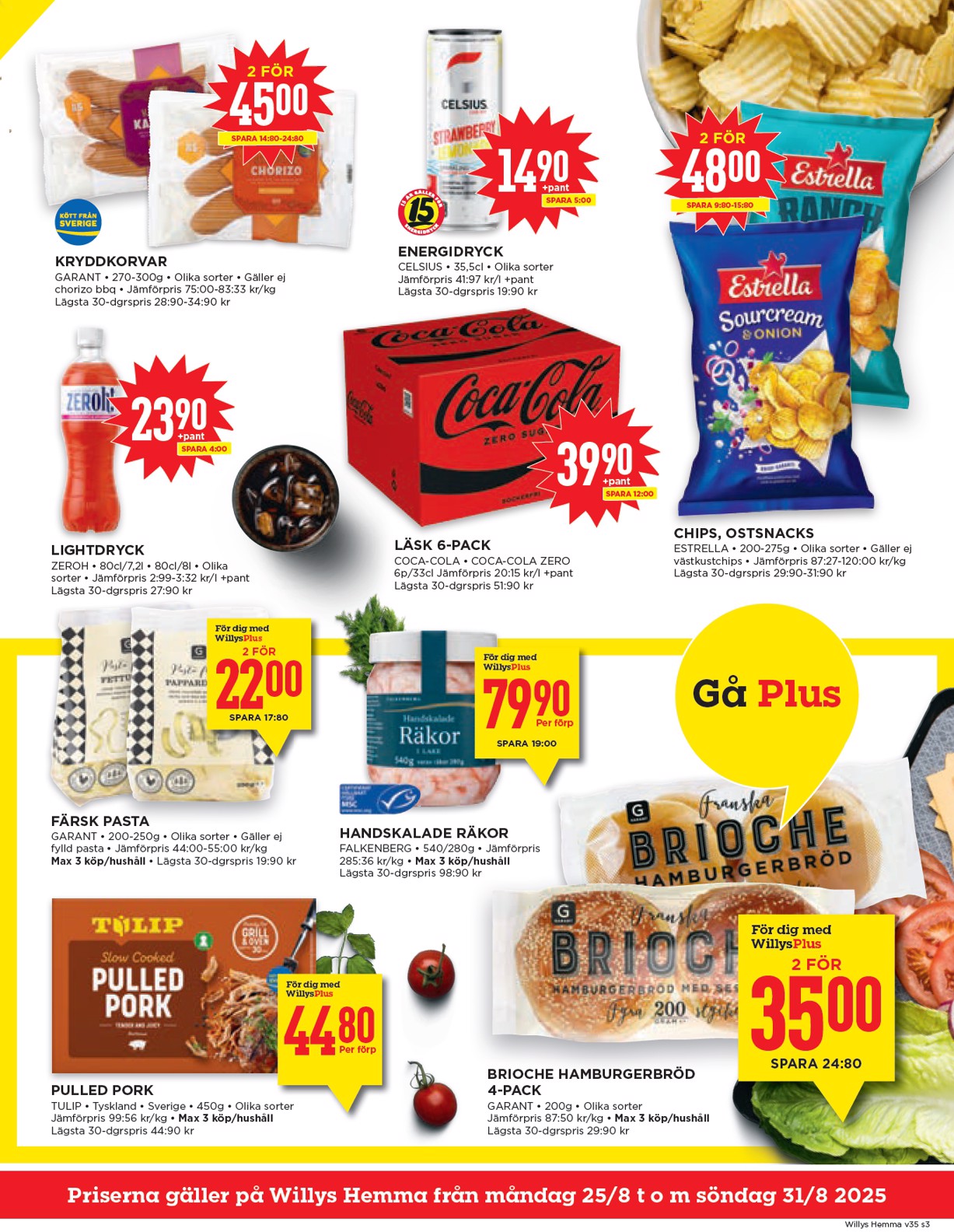 willy-s - Willy's - Hemma-reklambladet giltigt från 25/08 - 31/08 - page: 3
