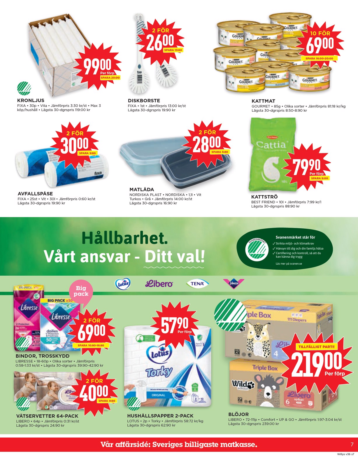 willy-s - Willy's-reklambladet giltigt från 01/09 - 07/09 - page: 7