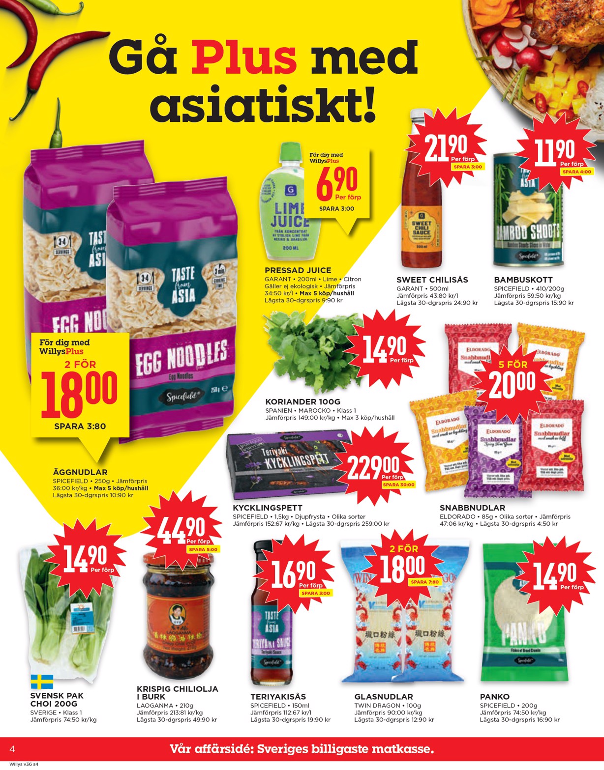 willy-s - Willy's-reklambladet giltigt från 01/09 - 07/09 - page: 4