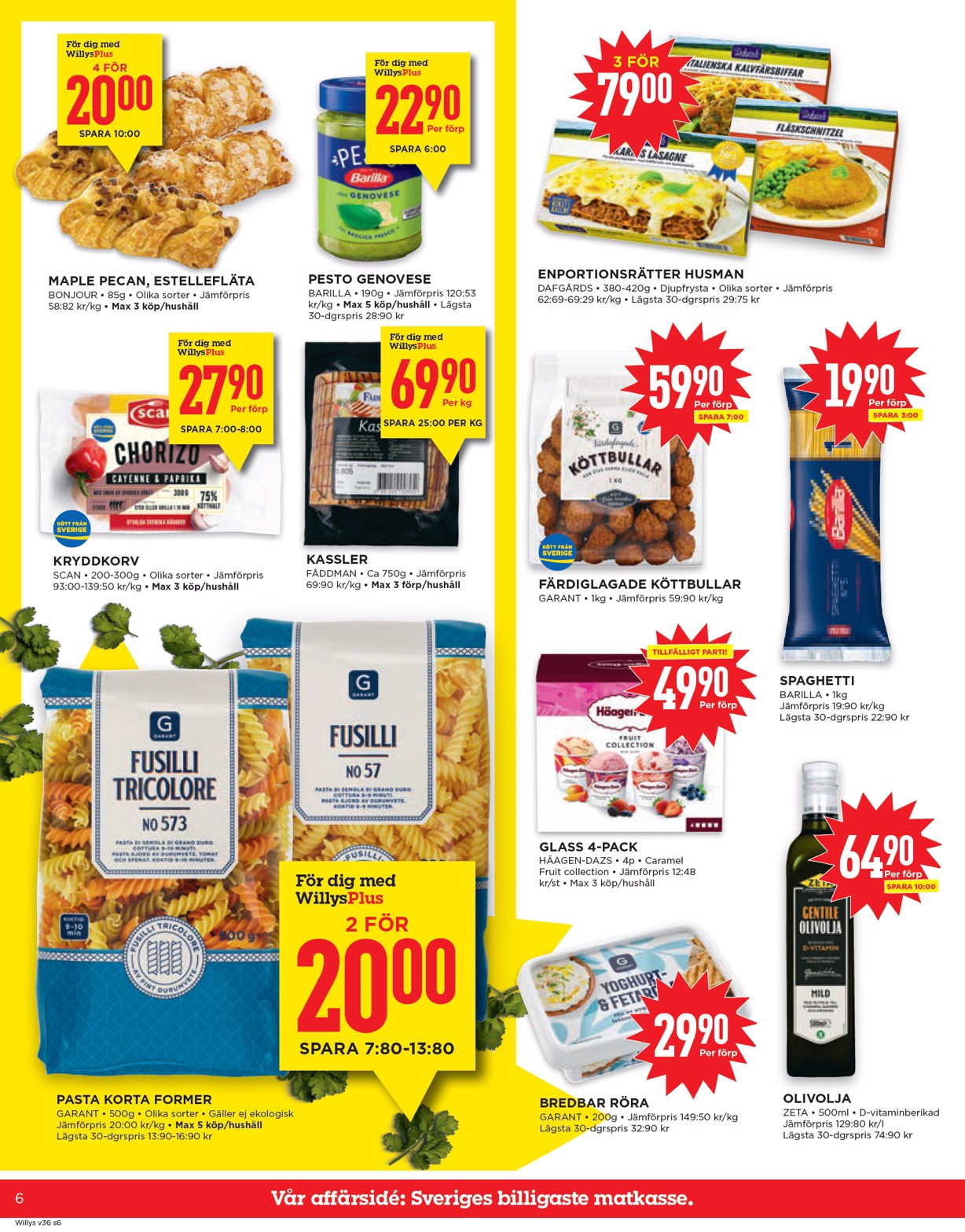 willy-s - Willy's-reklambladet giltigt från 01/09 - 07/09 - page: 6
