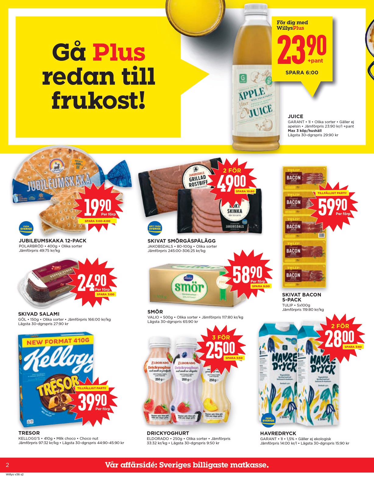 willy-s - Willy's-reklambladet giltigt från 01/09 - 07/09 - page: 2