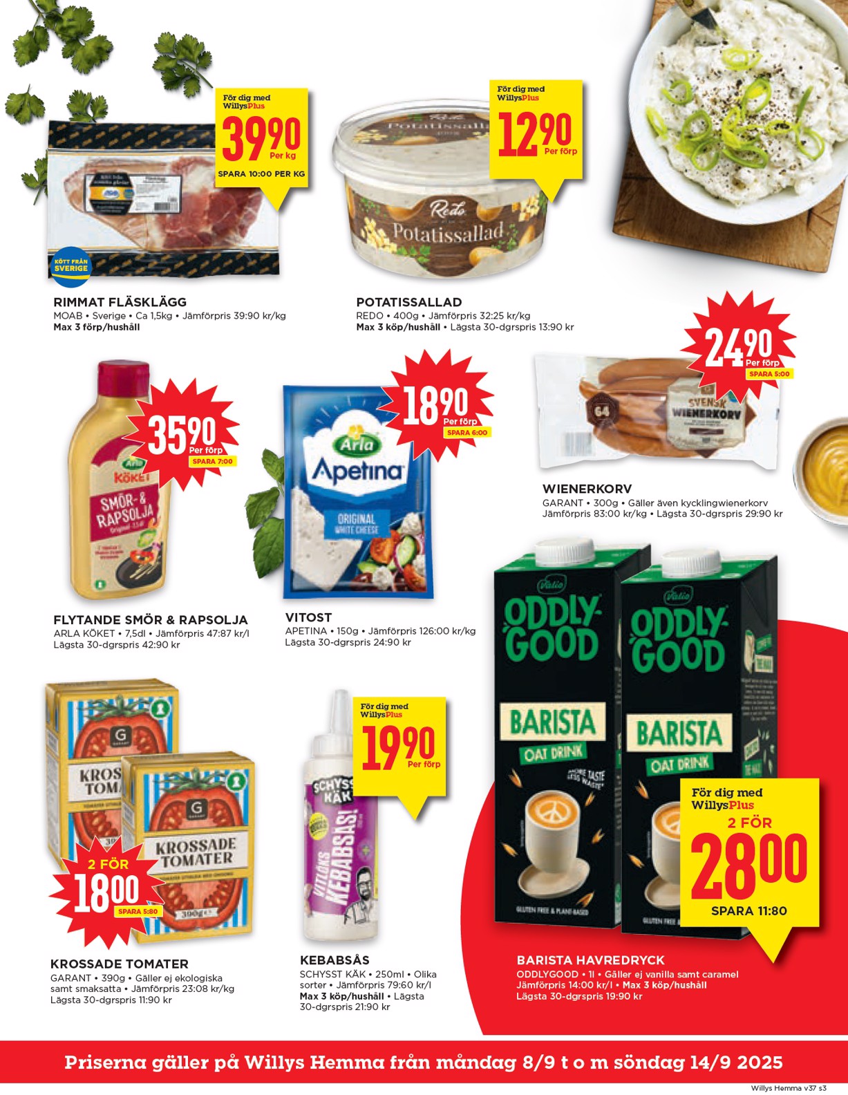 willy-s - Willy's - Hemma-reklambladet giltigt från 08/09 - 14/09 - page: 3