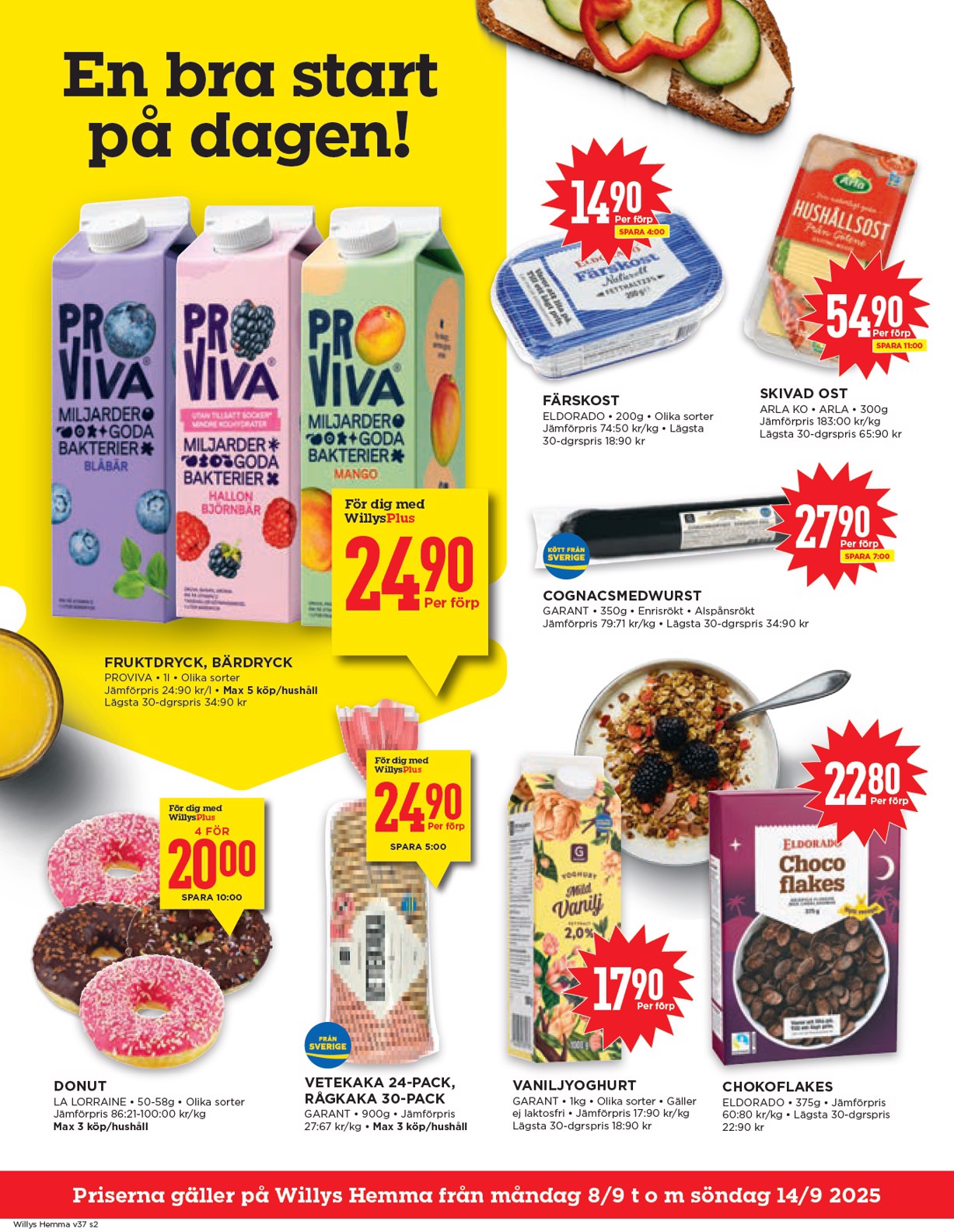willy-s - Willy's - Hemma-reklambladet giltigt från 08/09 - 14/09 - page: 2