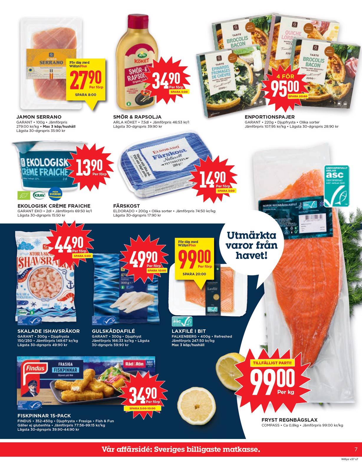 willy-s - Willy's-reklambladet giltigt från 08/09 - 14/09 - page: 7