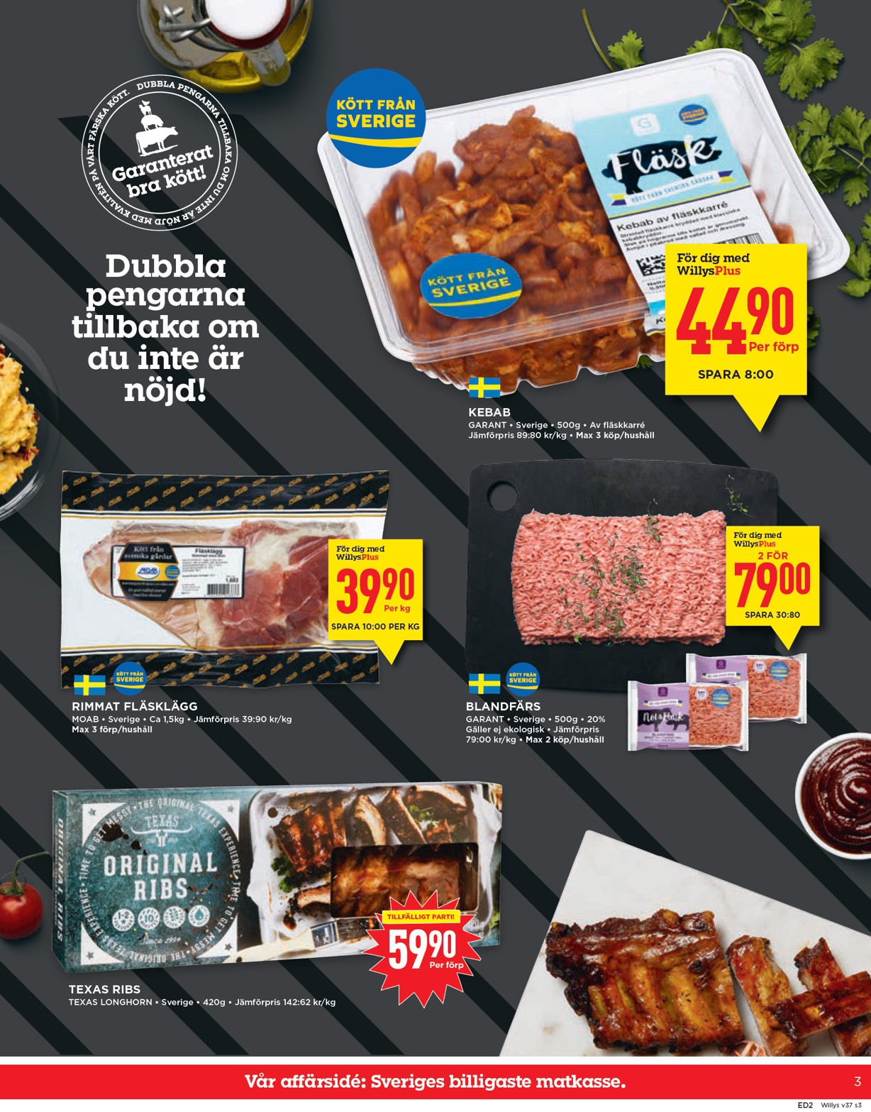 willy-s - Willy's-reklambladet giltigt från 08/09 - 14/09 - page: 3