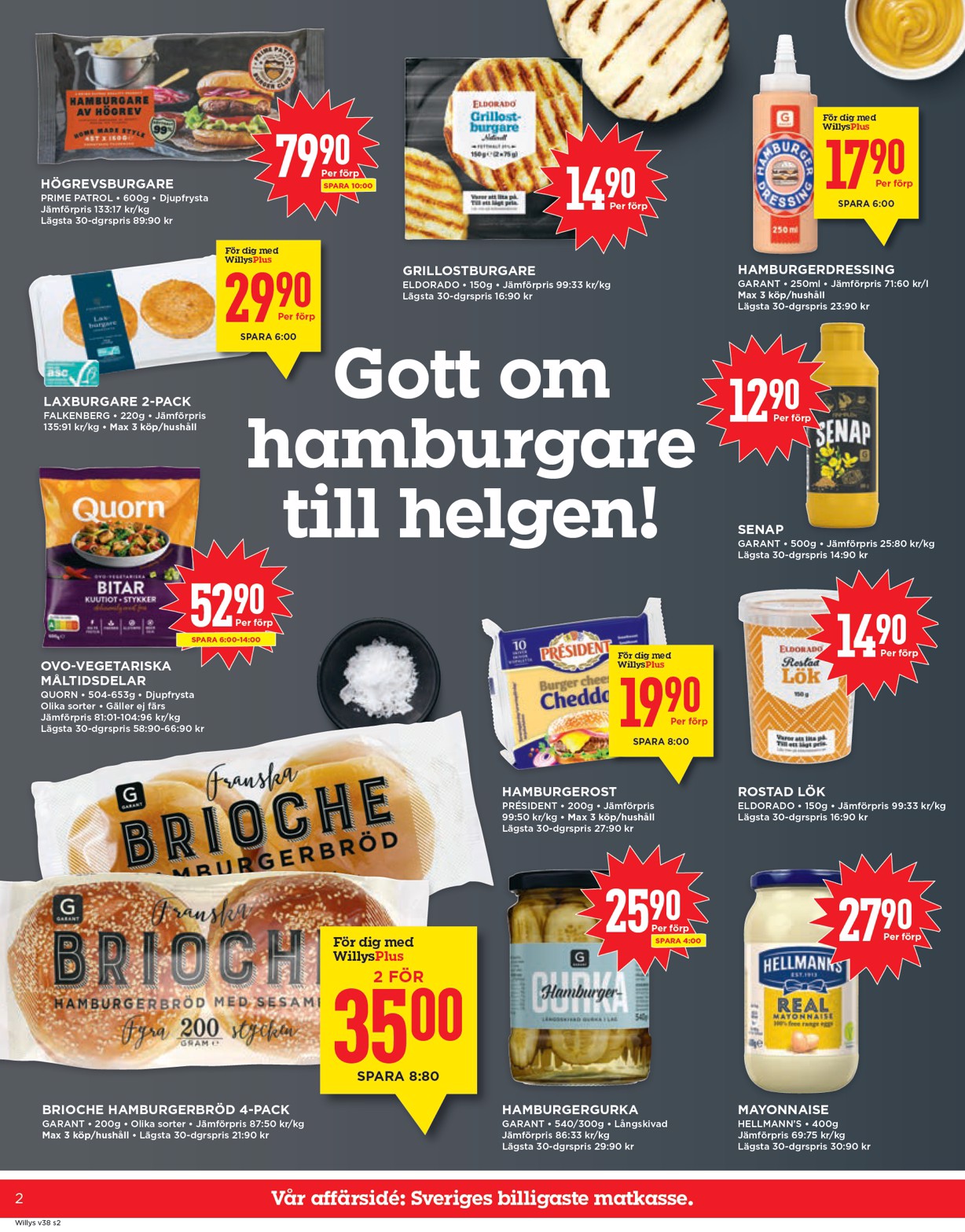 willy-s - Willy's-reklambladet giltigt från 15/09 - 21/09 - page: 2