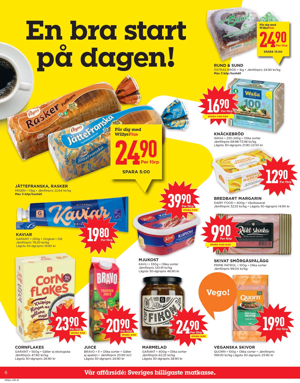 willy-s - Willy's-reklambladet giltigt från 15/09 - 21/09 - page: 6