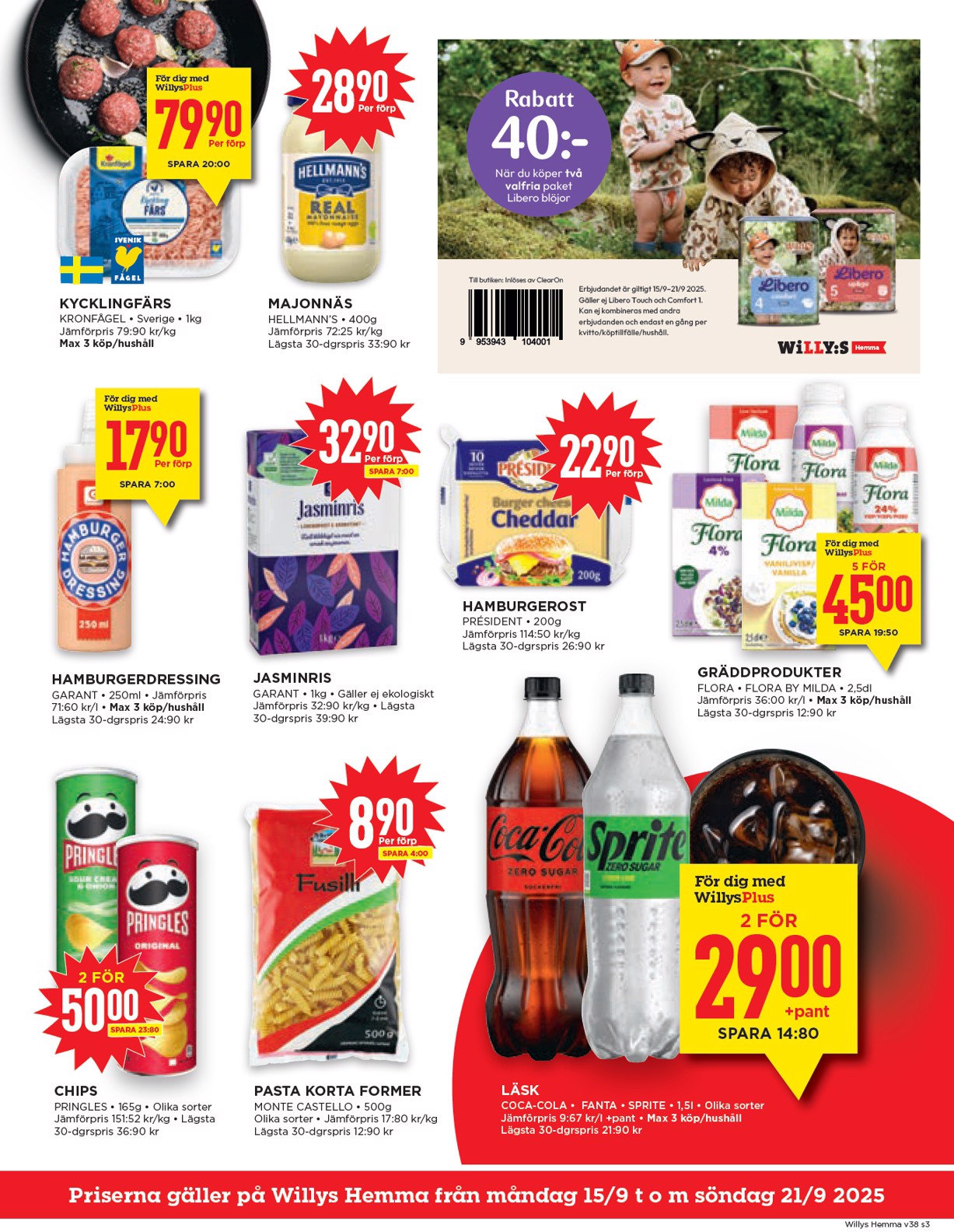 willy-s - Willy's - Hemma-reklambladet giltigt från 15/09 - 21/09 - page: 3