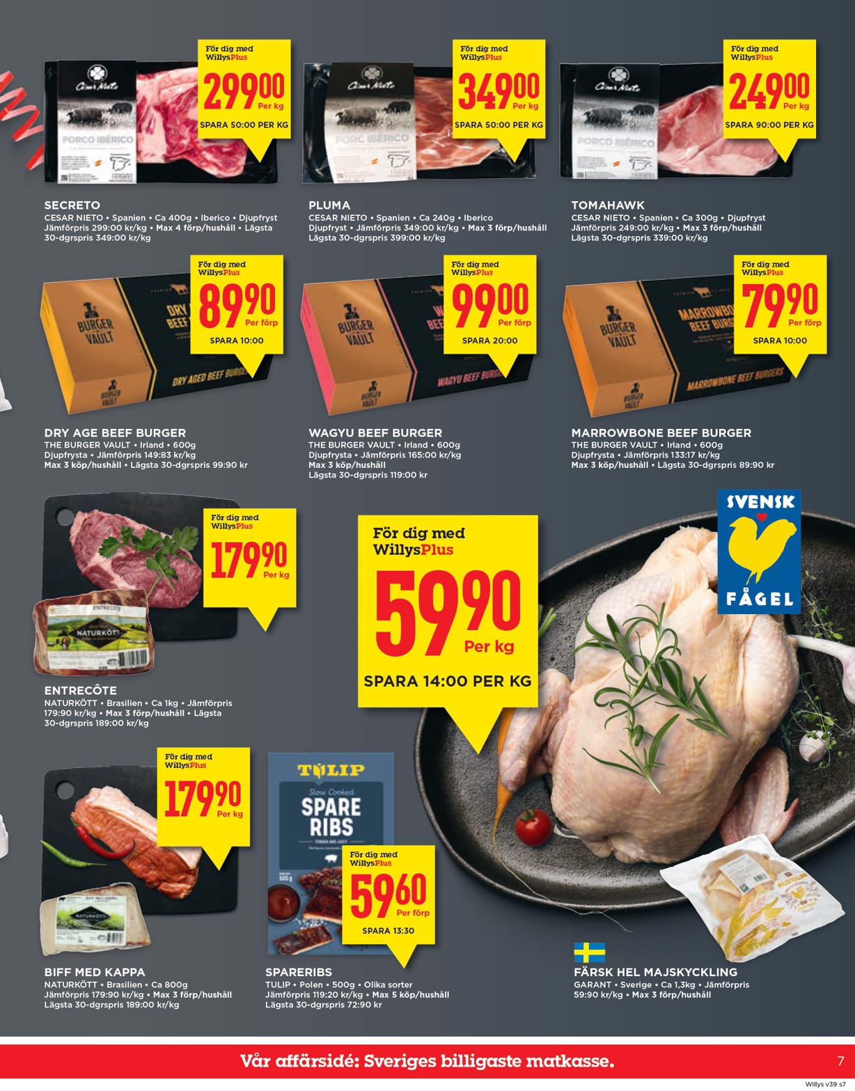 willy-s - Willy's-reklambladet giltigt från 22/09 - 28/09 - page: 7
