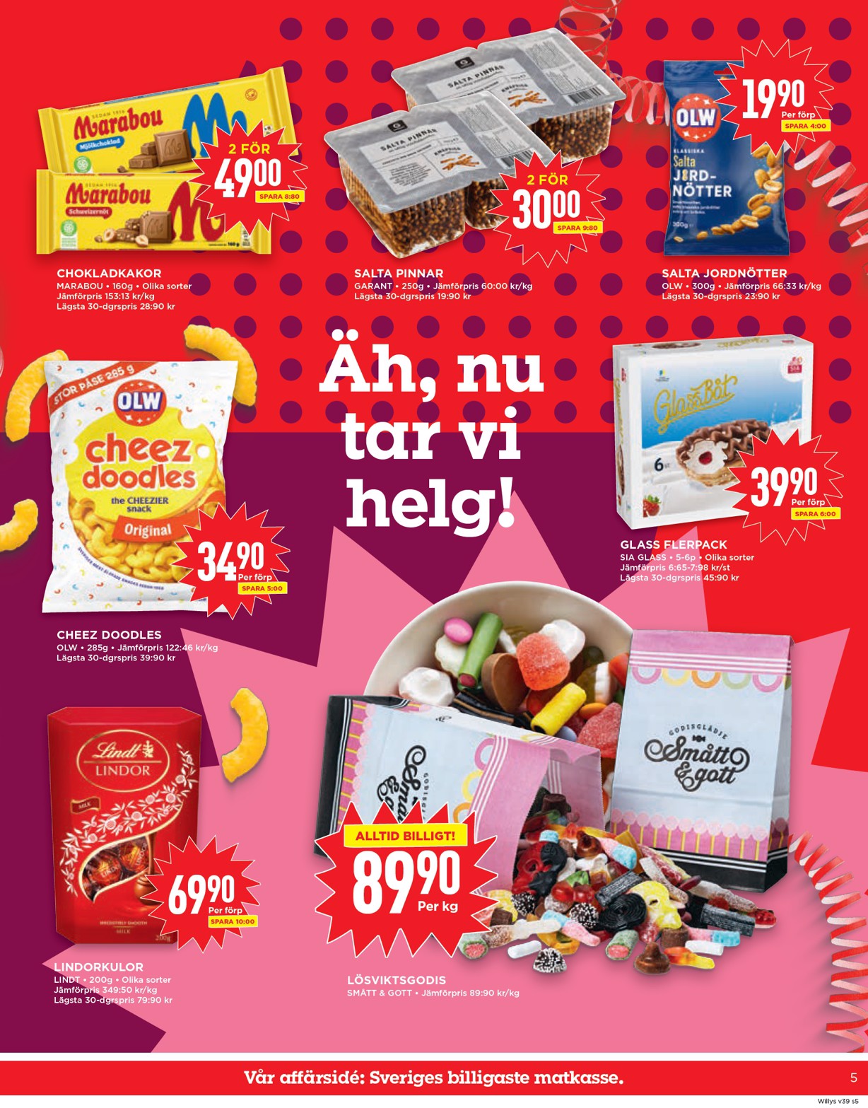 willy-s - Willy's-reklambladet giltigt från 22/09 - 28/09 - page: 5