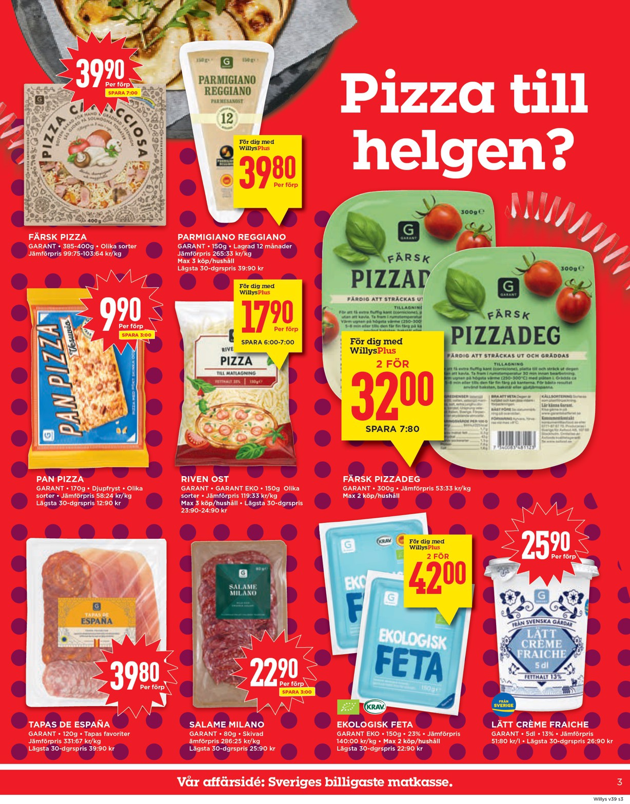 willy-s - Willy's-reklambladet giltigt från 22/09 - 28/09 - page: 3