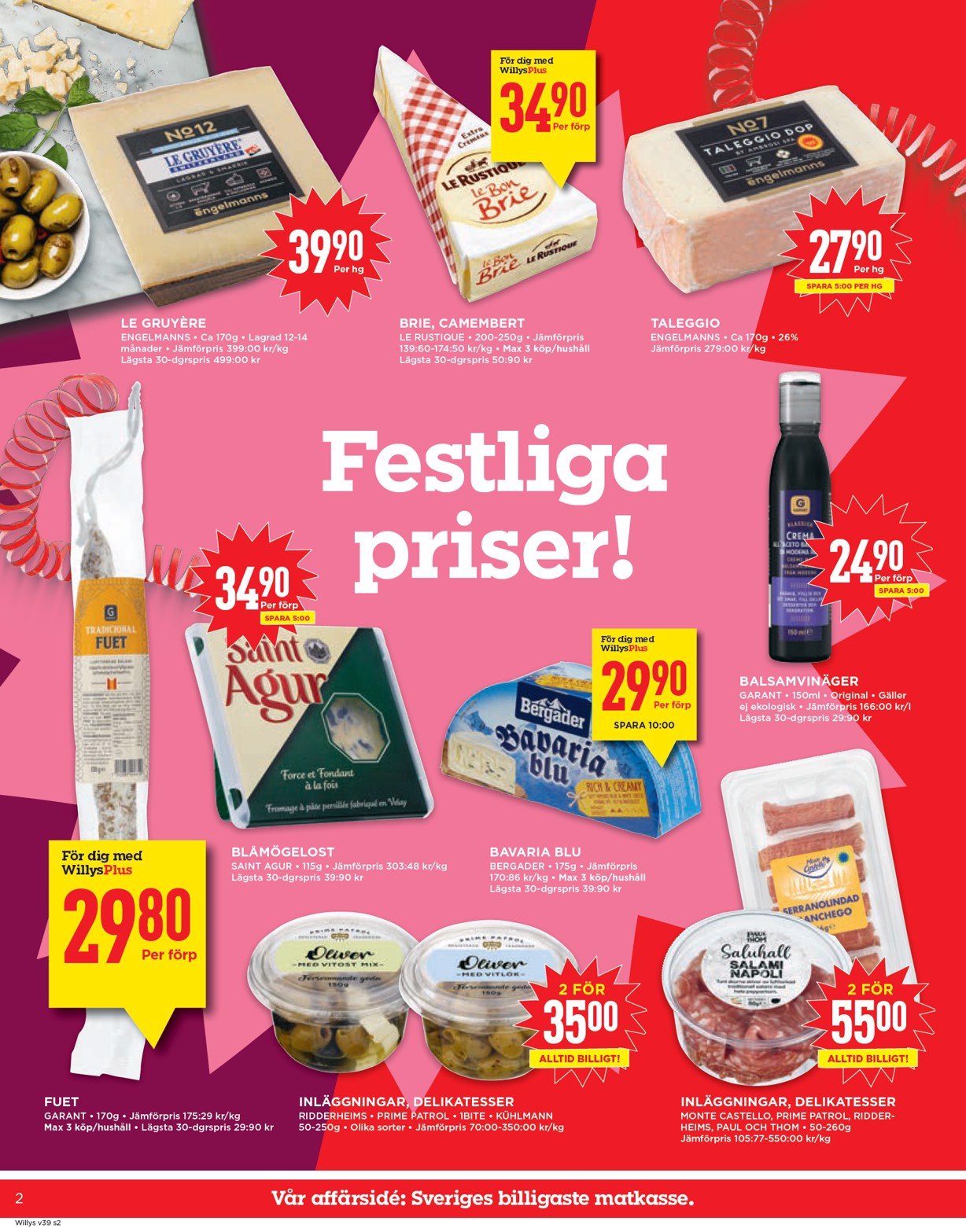 willy-s - Willy's-reklambladet giltigt från 22/09 - 28/09 - page: 2