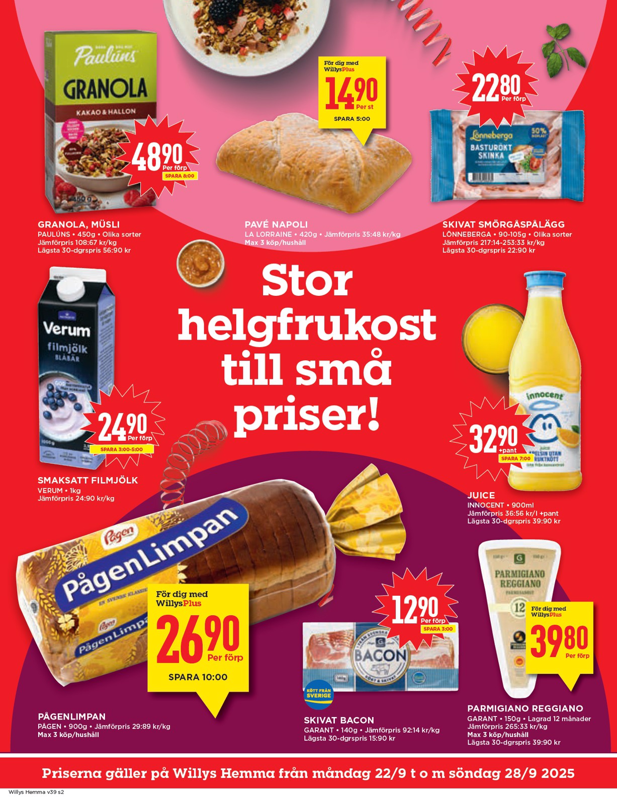 willy-s - Willy's - Hemma-reklambladet giltigt från 22/09 - 28/09 - page: 2