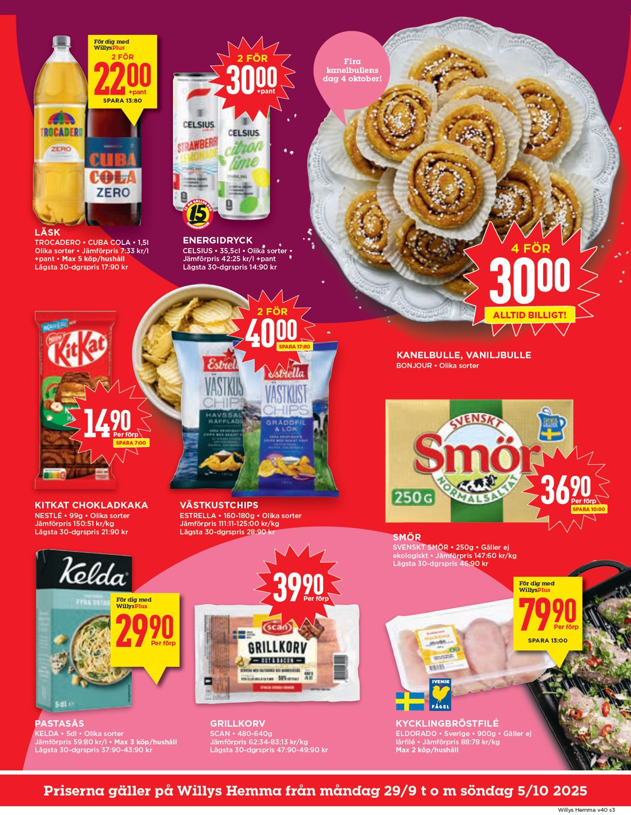 willy-s - Willy's - Hemma-reklambladet giltigt från 29/09 - 05/10 - page: 3
