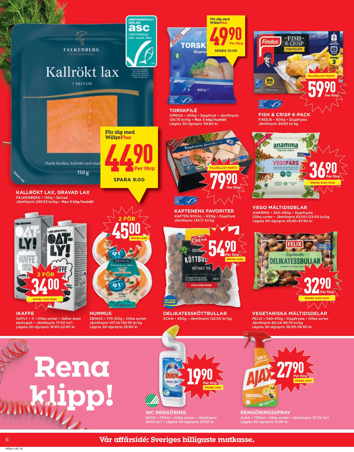 willy-s - Willy's-reklambladet giltigt från 29/09 - 05/10 - page: 6