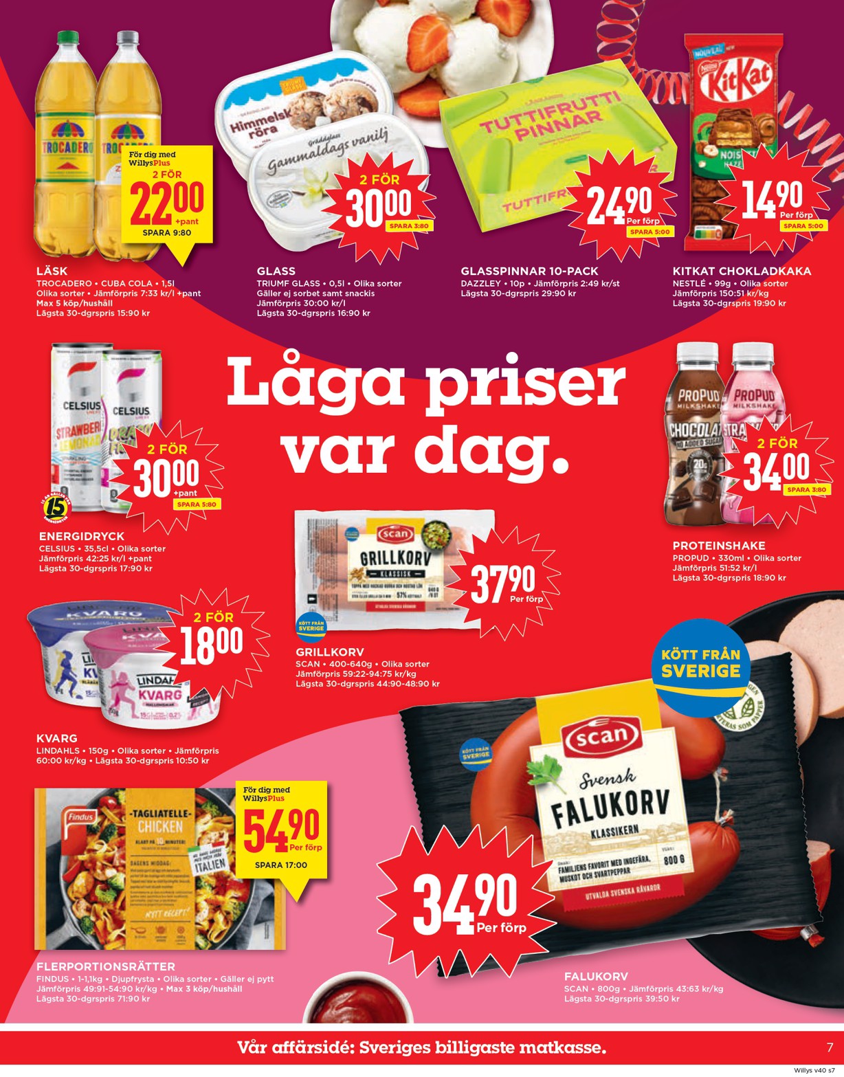 willy-s - Willy's-reklambladet giltigt från 29/09 - 05/10 - page: 7
