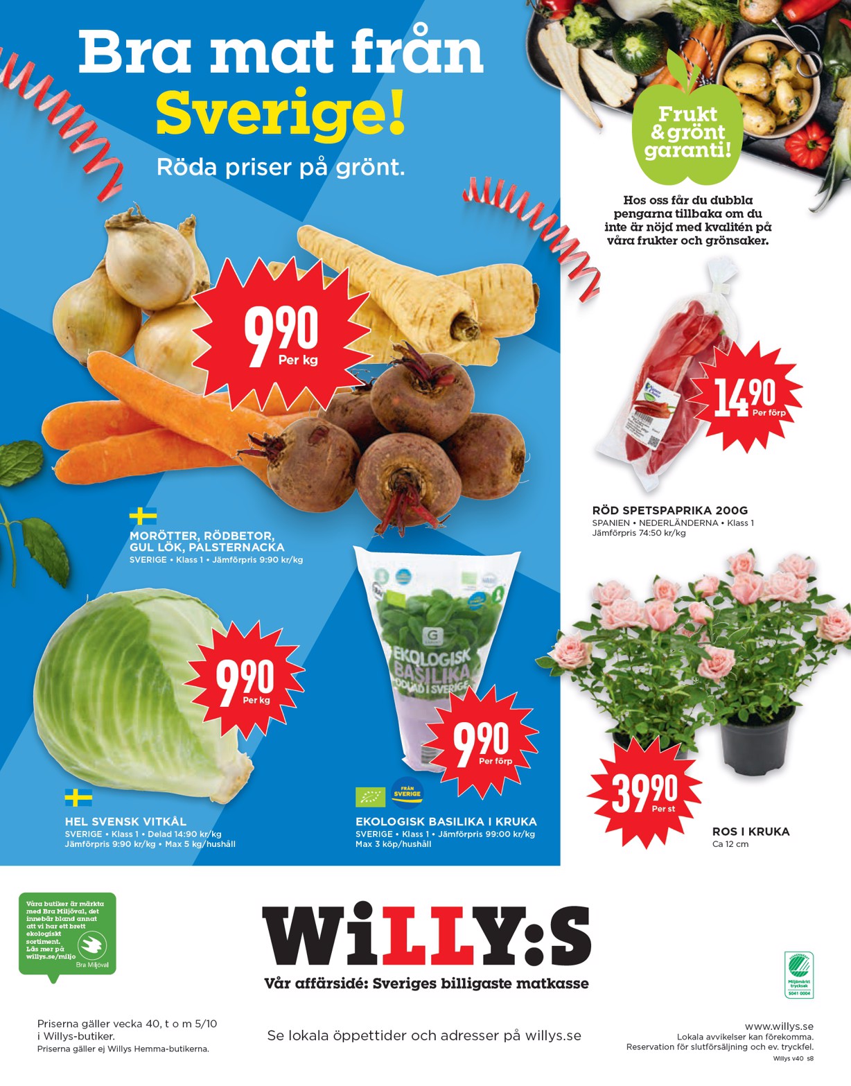 willy-s - Willy's-reklambladet giltigt från 29/09 - 05/10 - page: 8