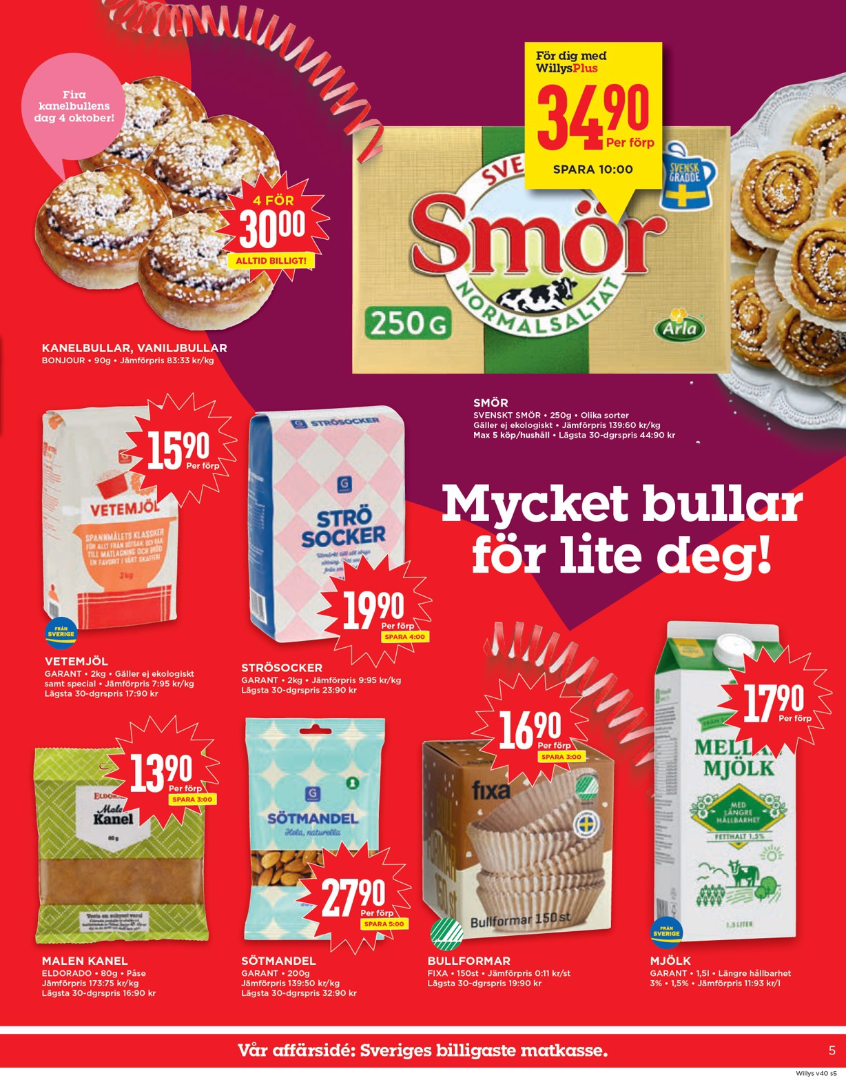willy-s - Willy's-reklambladet giltigt från 29/09 - 05/10 - page: 5