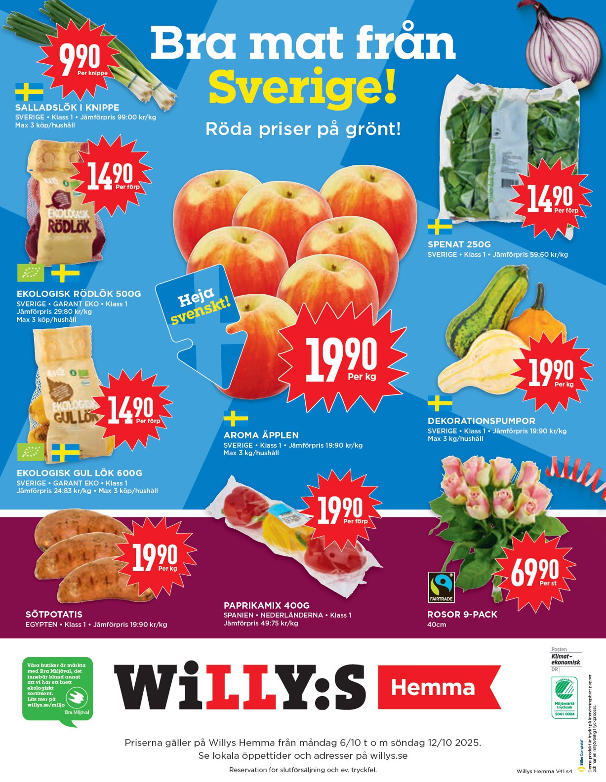 willy-s - Willy's - Hemma-reklambladet giltigt från 06/10 - 12/10 - page: 4