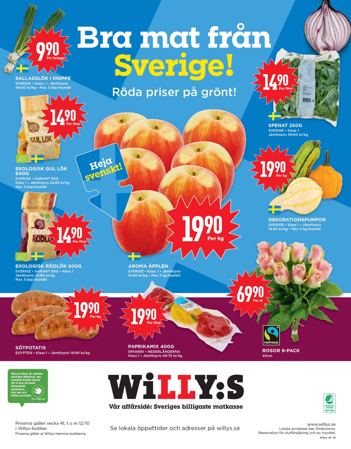 willy-s - Willy's-reklambladet giltigt från 06/10 - 12/10 - page: 8