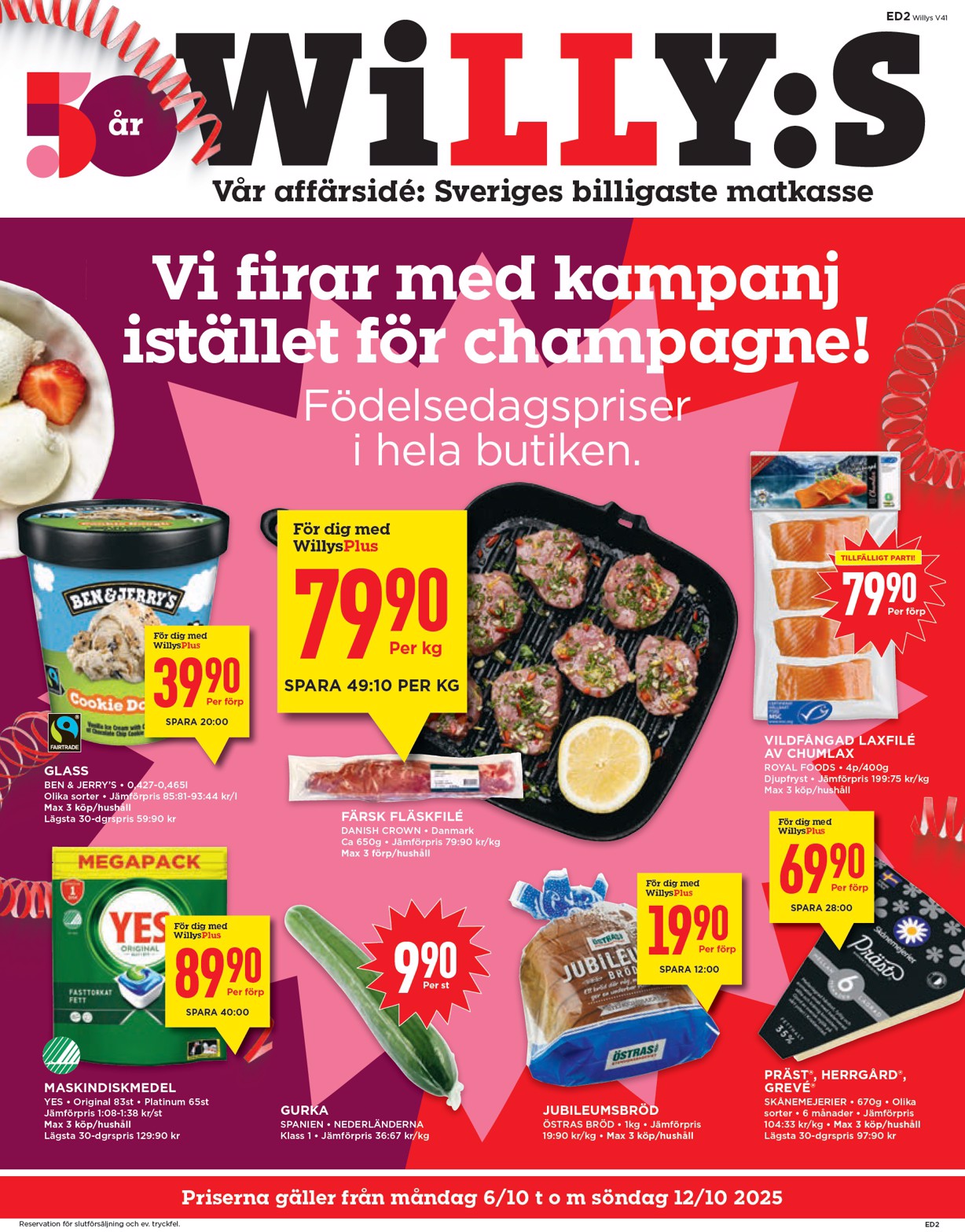 willy-s - Willy's-reklambladet giltigt från 06/10 - 12/10 - page: 1