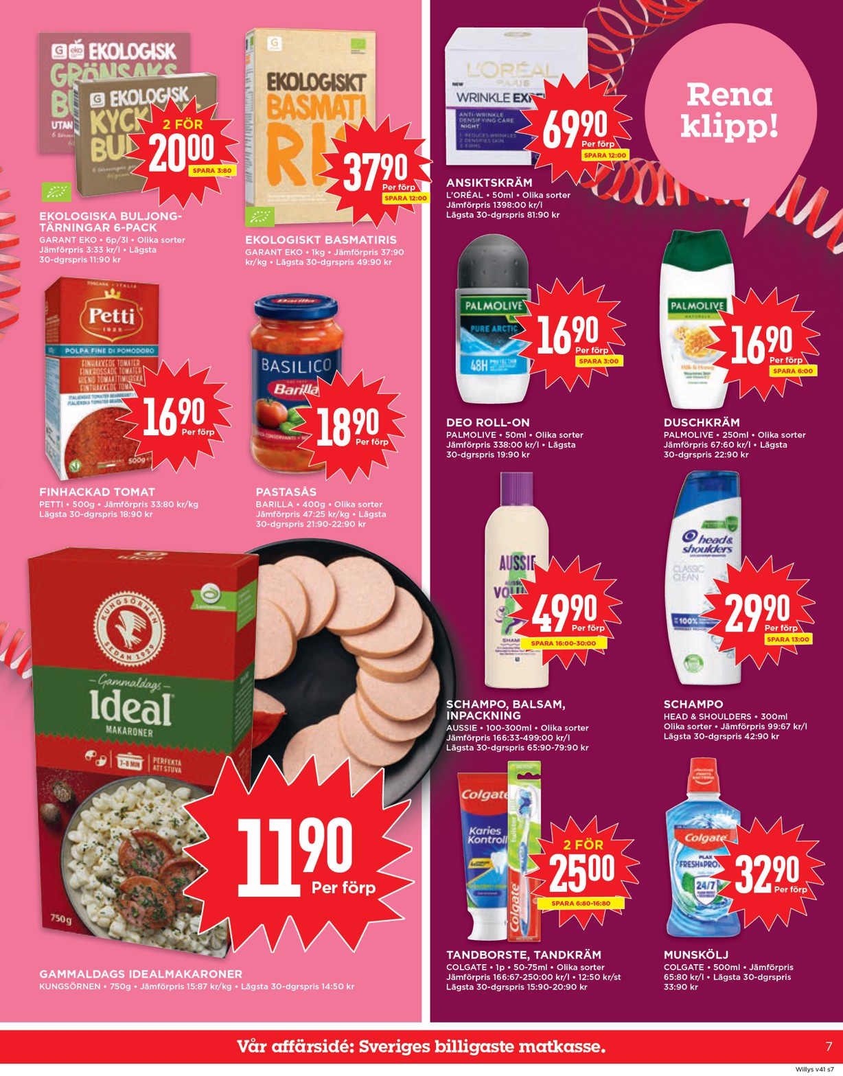 willy-s - Willy's-reklambladet giltigt från 06/10 - 12/10 - page: 7