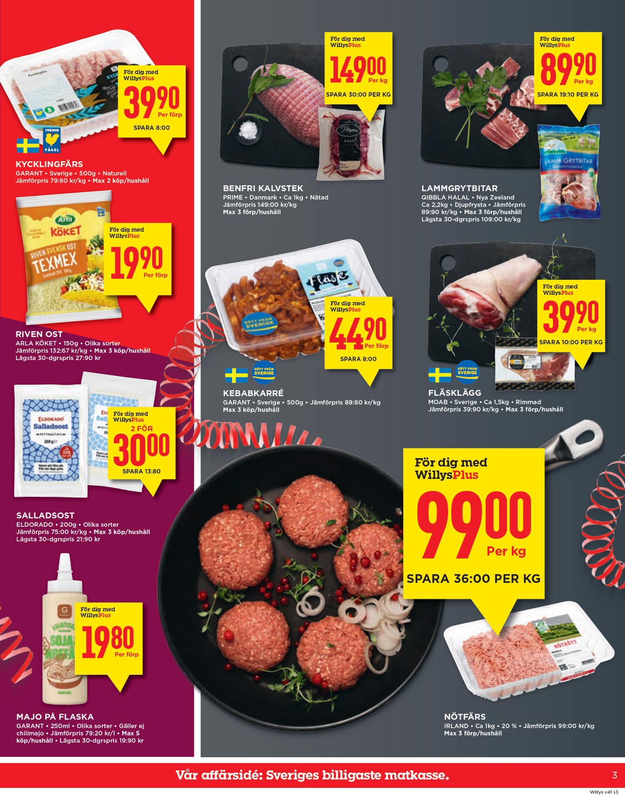 willy-s - Willy's-reklambladet giltigt från 06/10 - 12/10 - page: 3