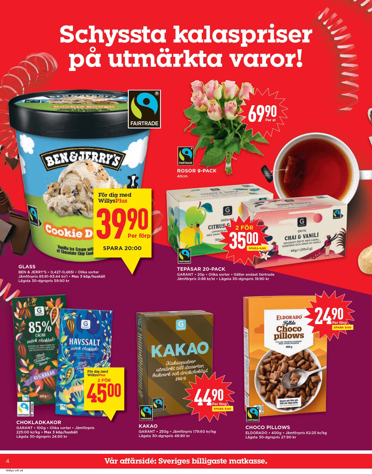 willy-s - Willy's-reklambladet giltigt från 06/10 - 12/10 - page: 4