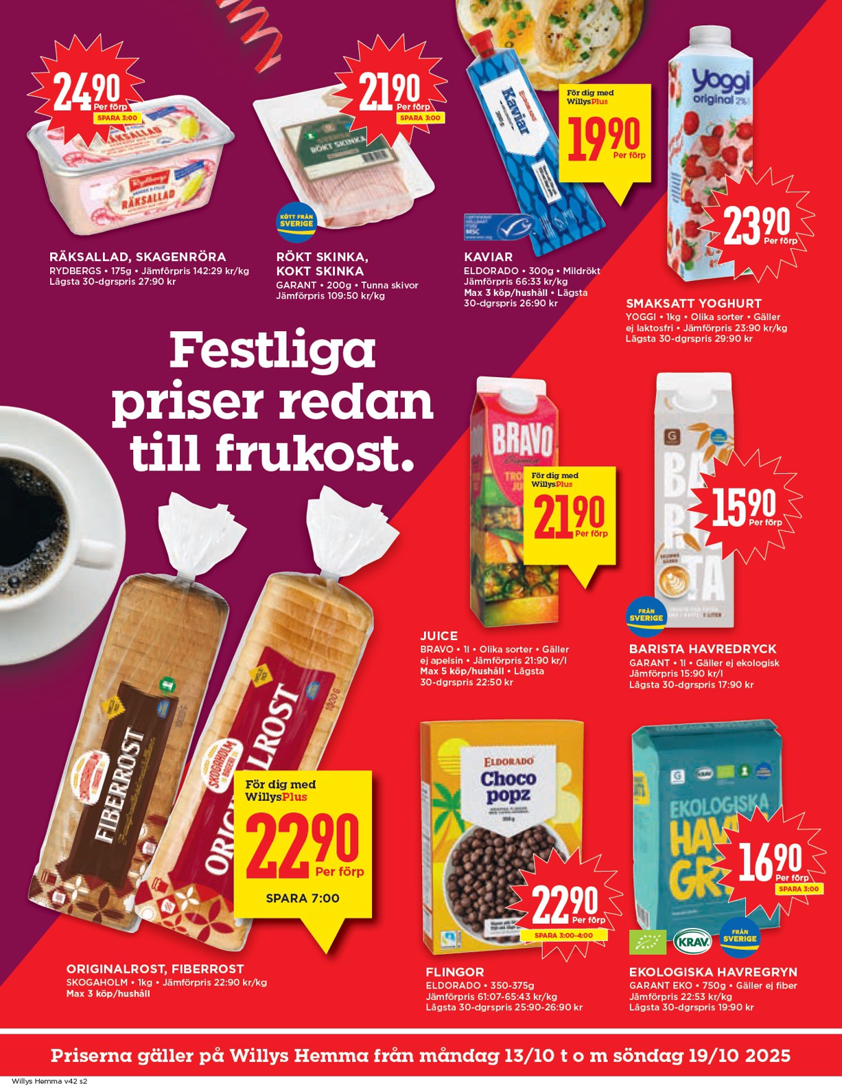 willy-s - Willy's - Hemma-reklambladet giltigt från 13/10 - 19/10 - page: 2