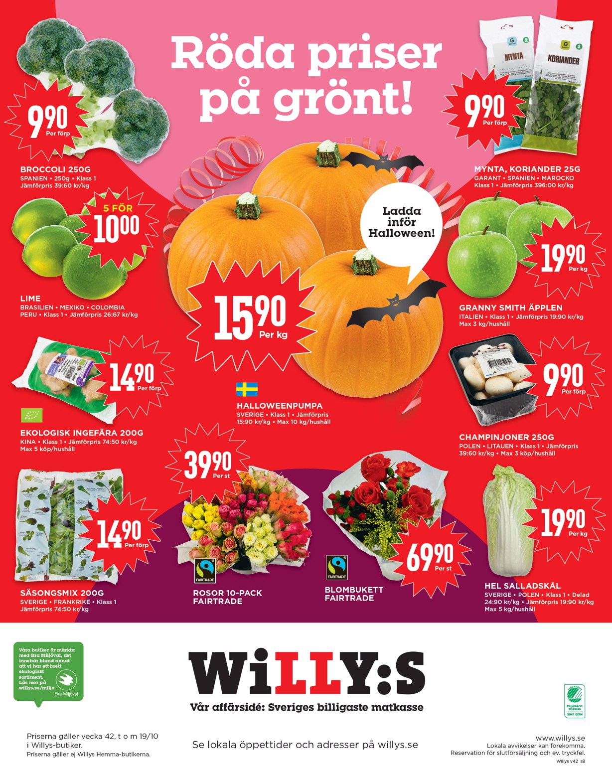 willy-s - Willy's-reklambladet giltigt från 13/10 - 19/10 - page: 8