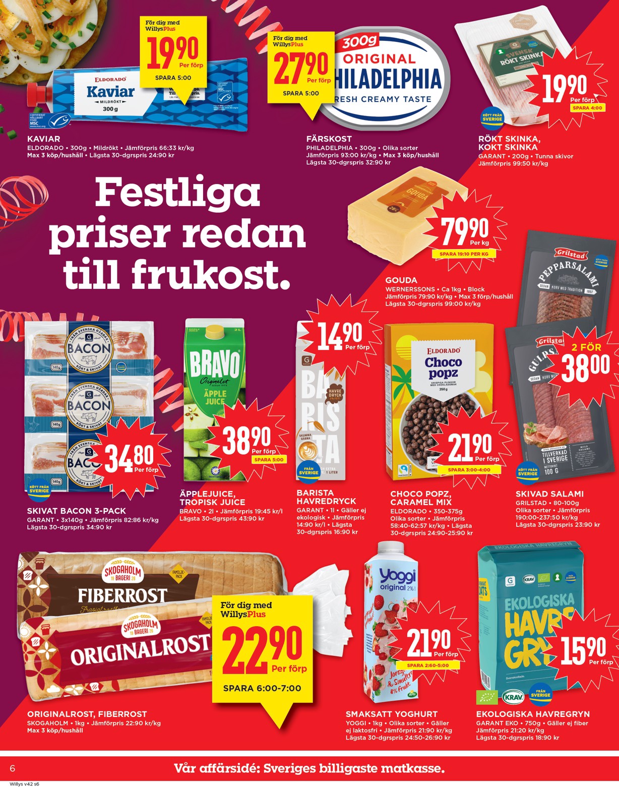 willy-s - Willy's-reklambladet giltigt från 13/10 - 19/10 - page: 6