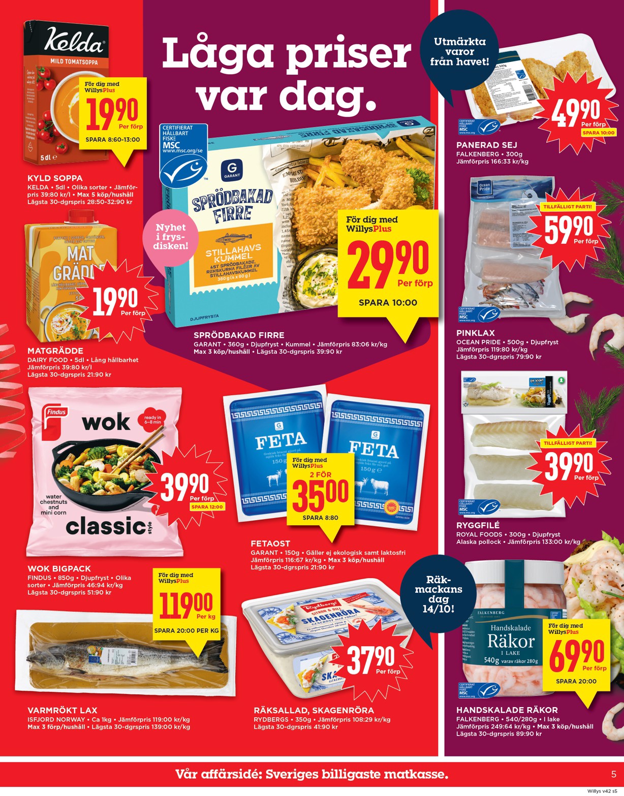 willy-s - Willy's-reklambladet giltigt från 13/10 - 19/10 - page: 5
