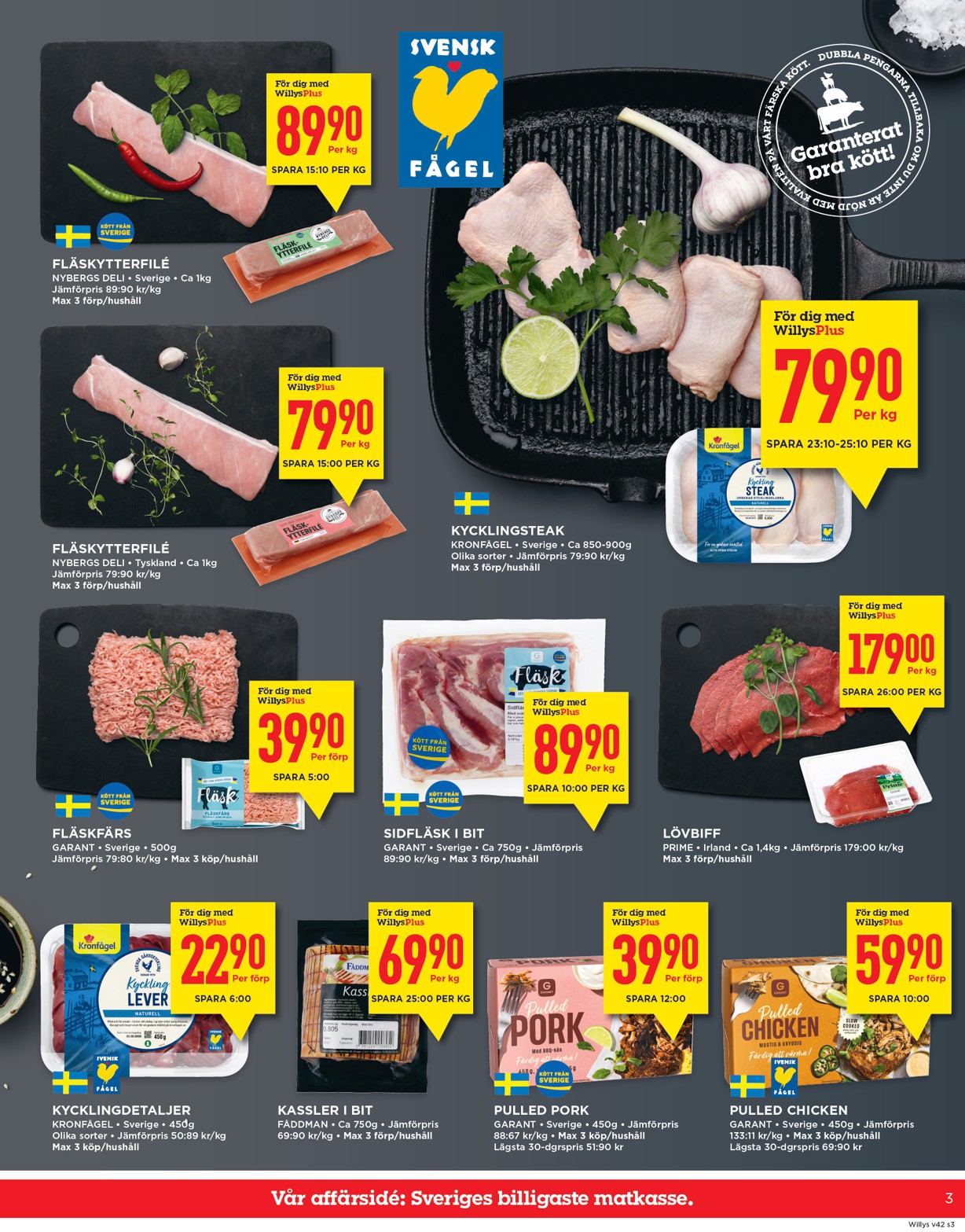 willy-s - Willy's-reklambladet giltigt från 13/10 - 19/10 - page: 3