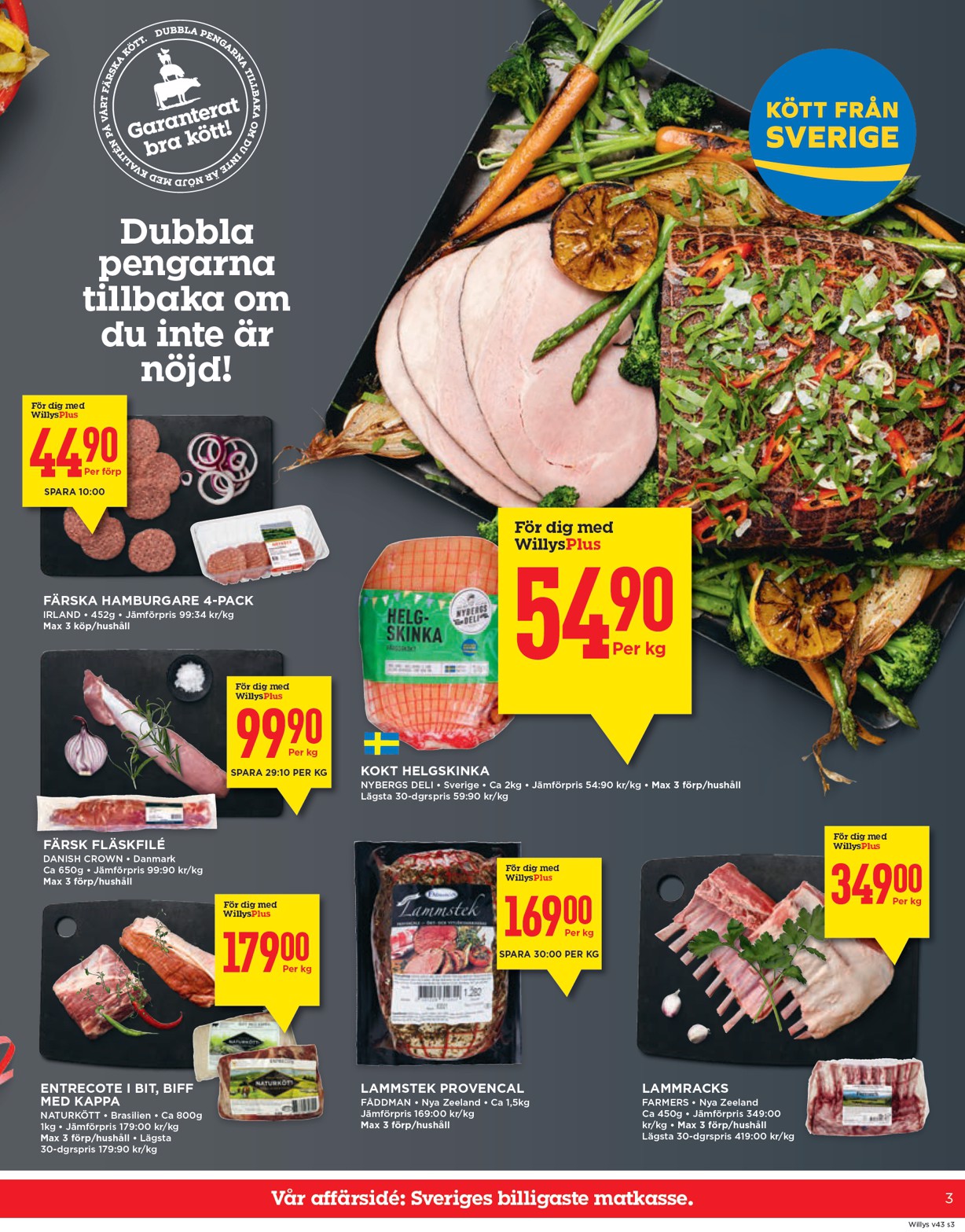 willy-s - Willy's-reklambladet giltigt från 20/10 - 26/10 - page: 3