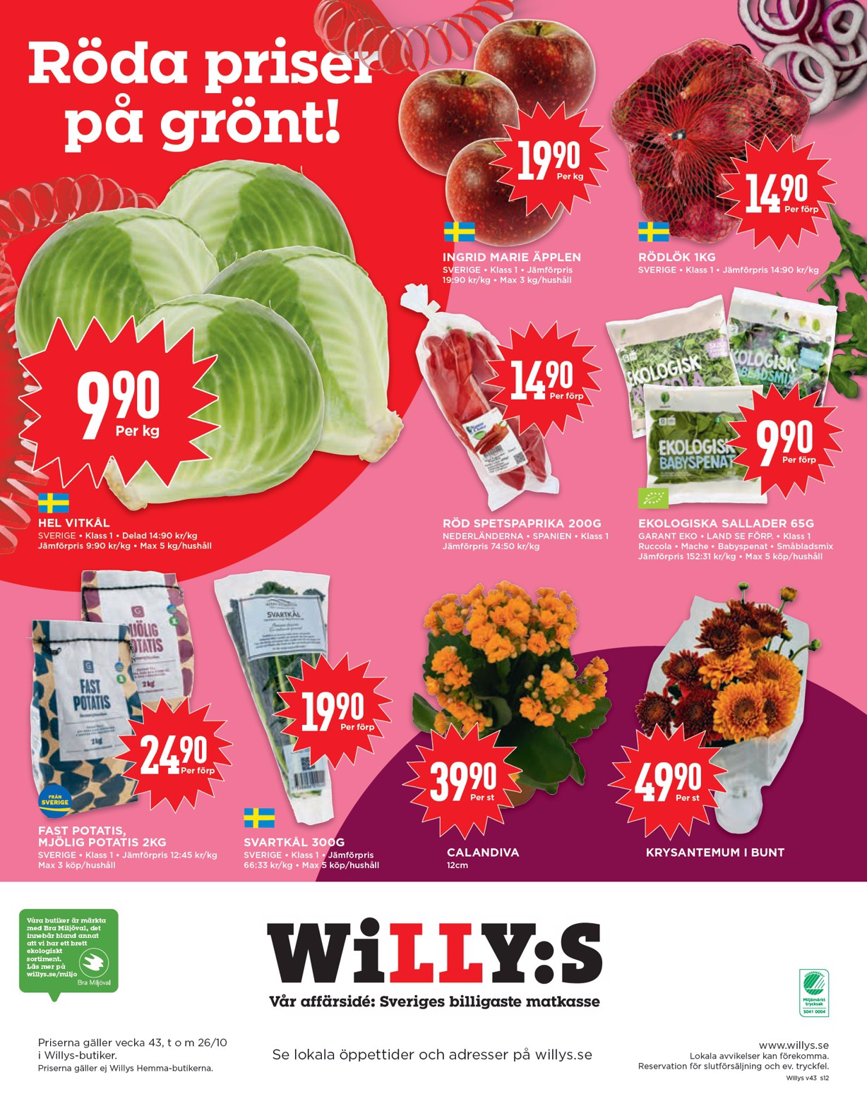 willy-s - Willy's-reklambladet giltigt från 20/10 - 26/10 - page: 12