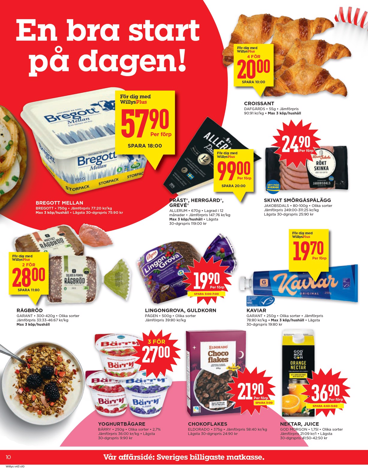 willy-s - Willy's-reklambladet giltigt från 20/10 - 26/10 - page: 10