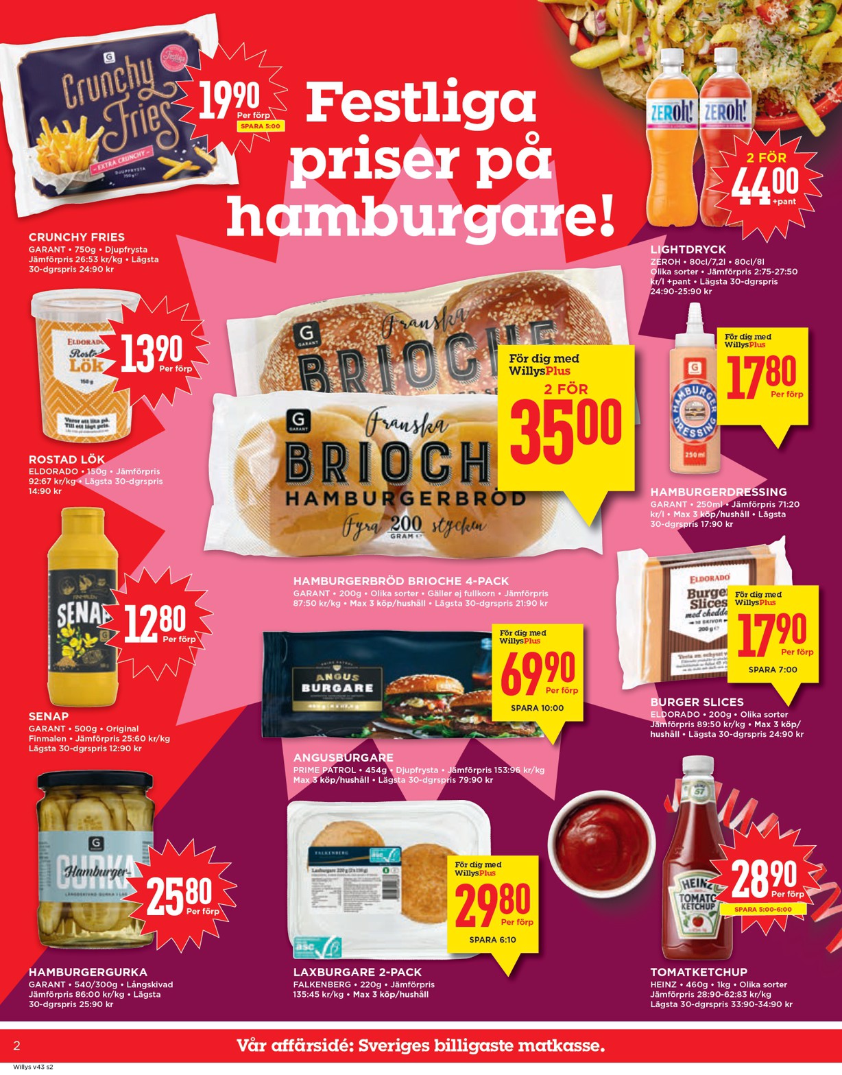 willy-s - Willy's-reklambladet giltigt från 20/10 - 26/10 - page: 2