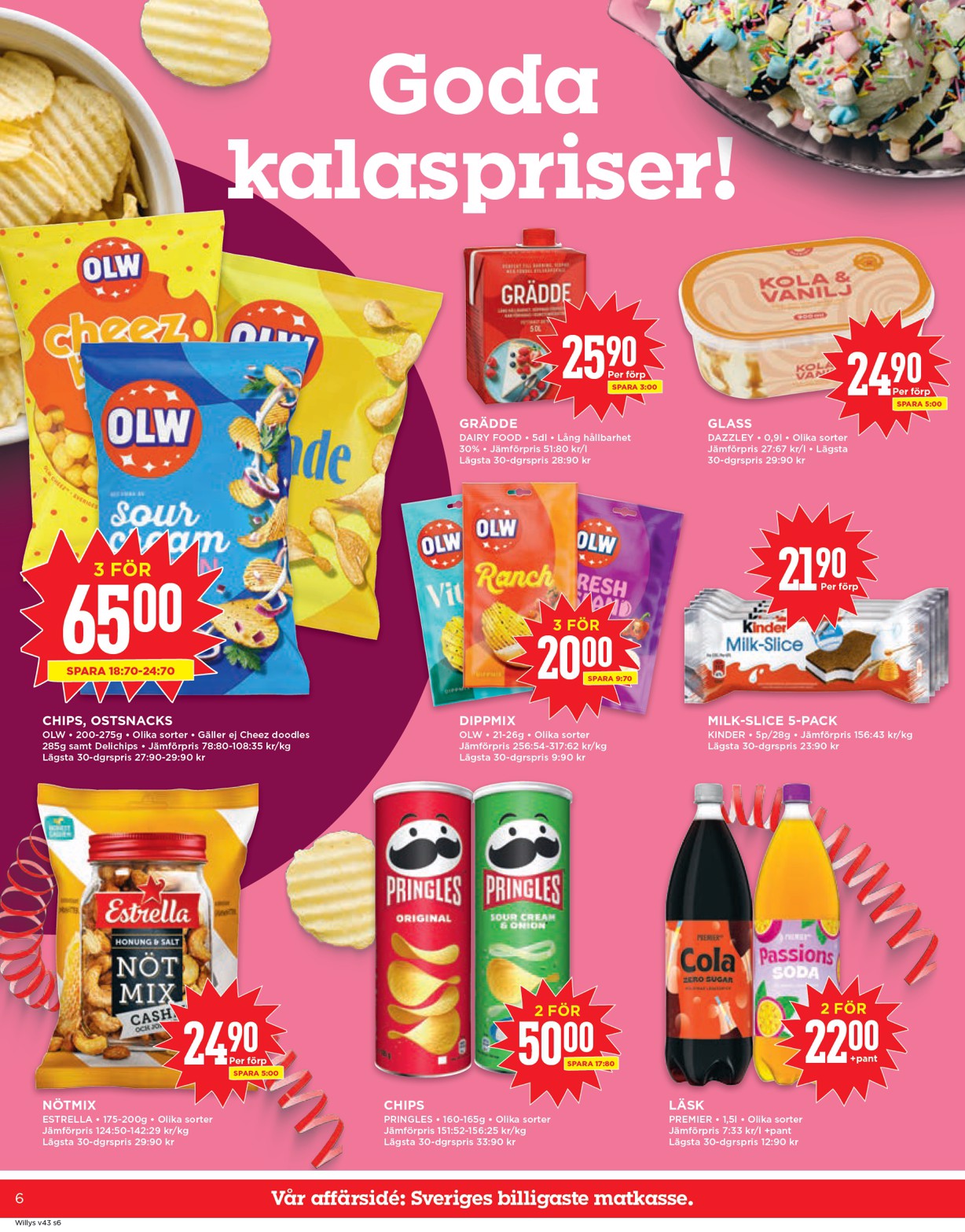 willy-s - Willy's-reklambladet giltigt från 20/10 - 26/10 - page: 6