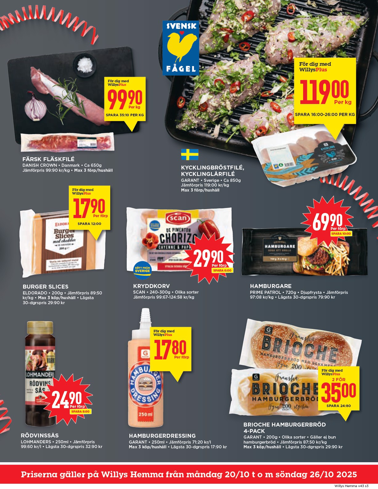 willy-s - Willy's - Hemma-reklambladet giltigt från 20/10 - 26/10 - page: 3