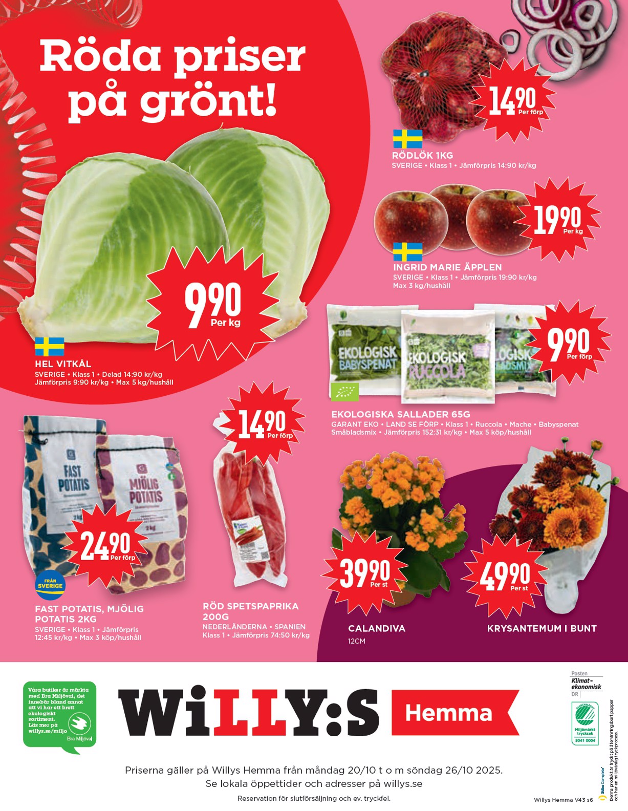 willy-s - Willy's - Hemma-reklambladet giltigt från 20/10 - 26/10 - page: 6