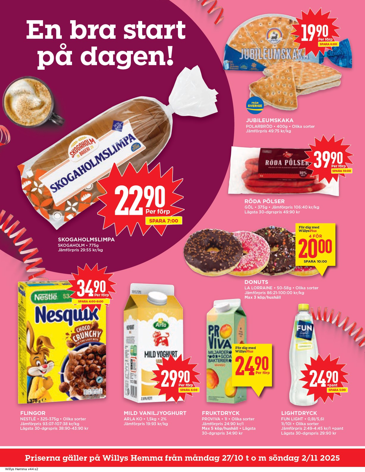 willy-s - Willy's - Hemma-reklambladet giltigt från 27/10 - 02/11 - page: 2