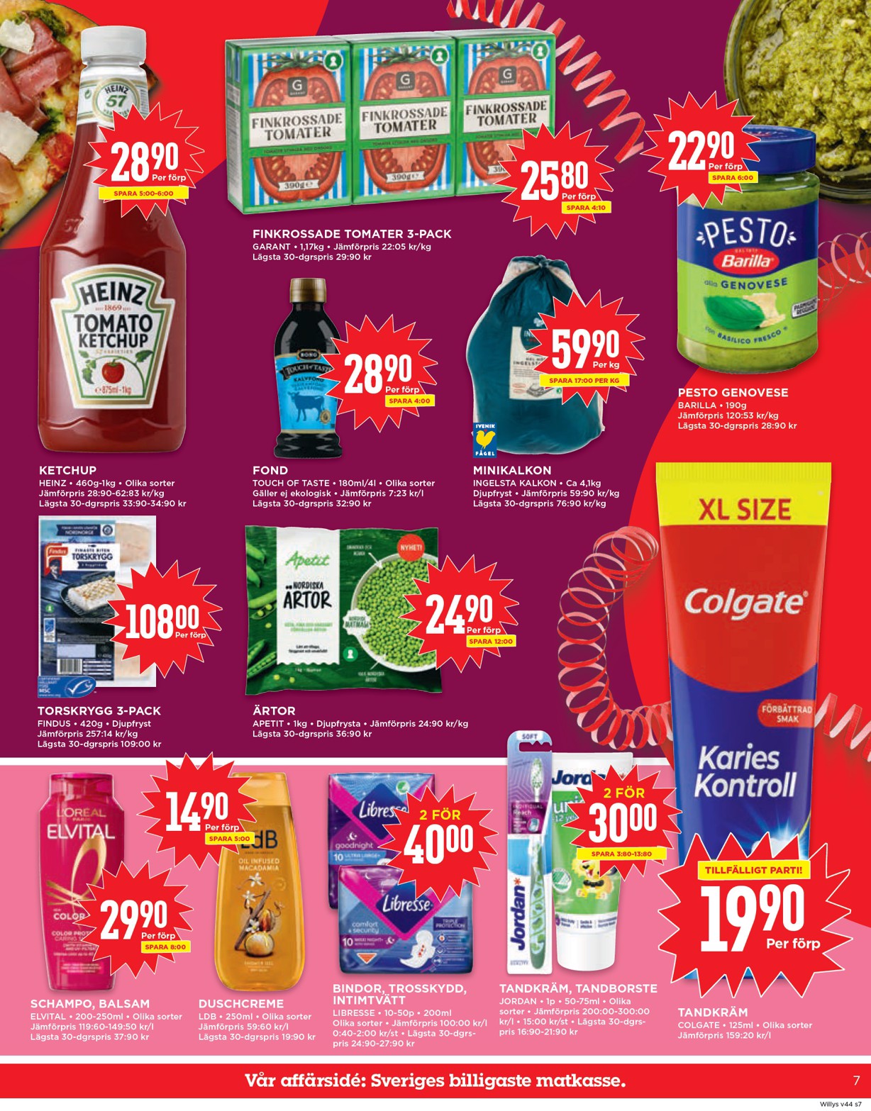 willy-s - Willy's-reklambladet giltigt från 27/10 - 02/11 - page: 7