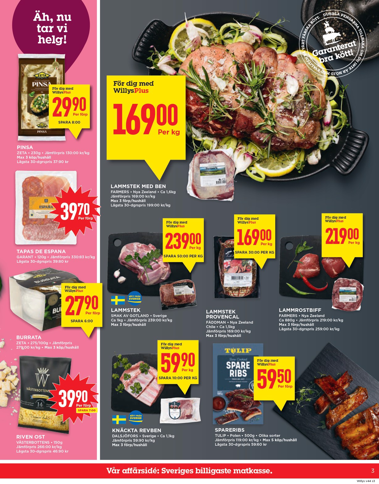 willy-s - Willy's-reklambladet giltigt från 27/10 - 02/11 - page: 3