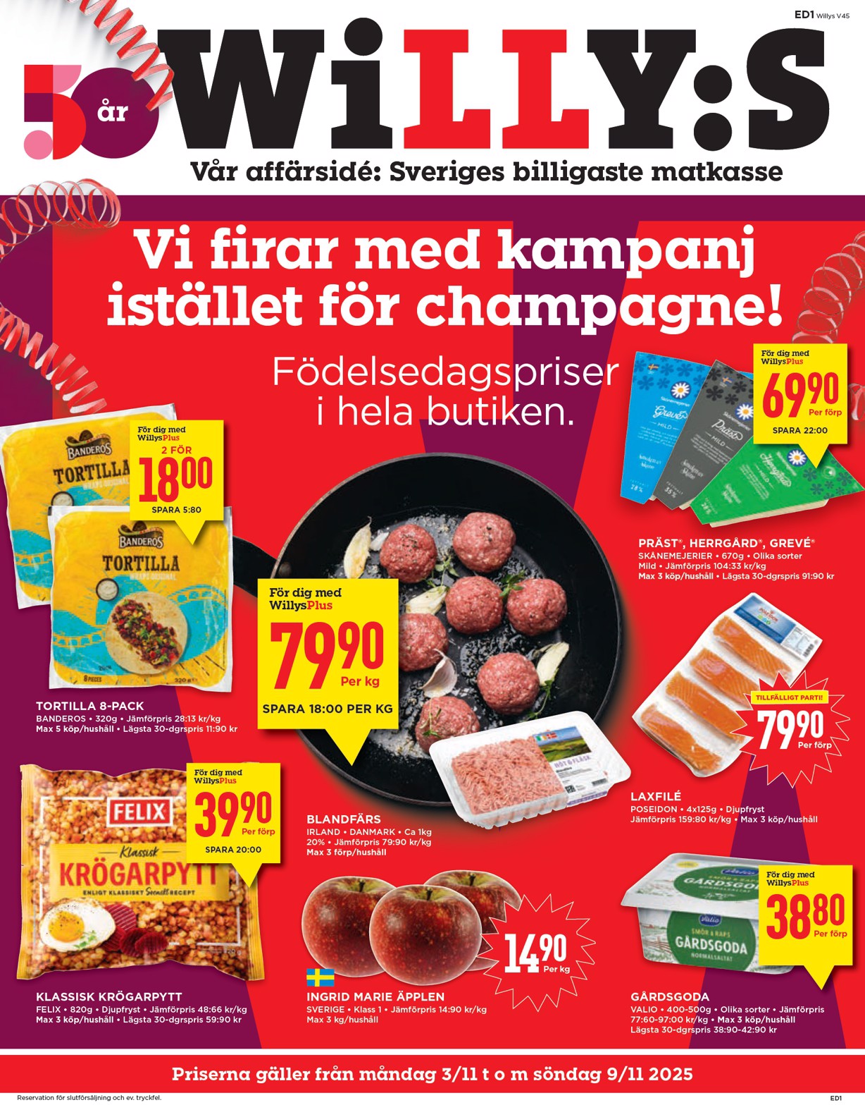 willy-s - Willy's-reklambladet giltigt från 03/11 - 09/11