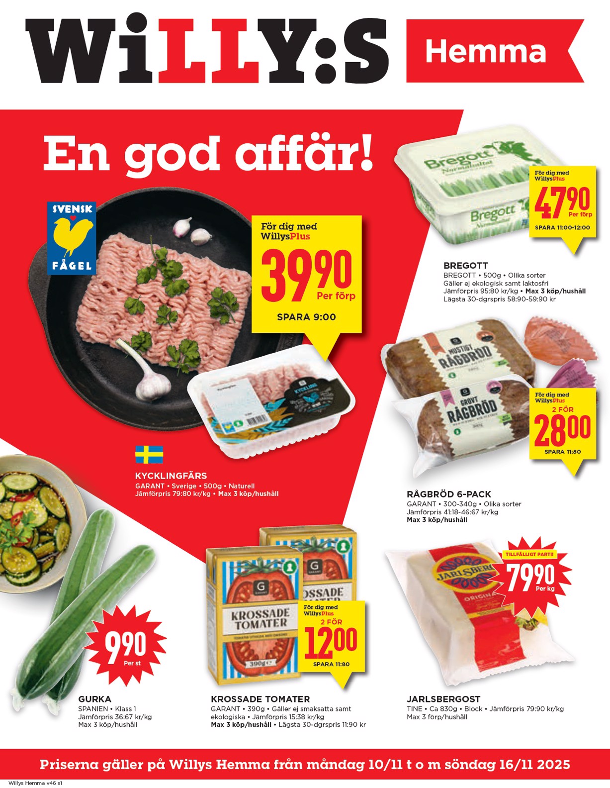 willy-s - Willy's - Hemma-reklambladet giltigt från 10/11 - 16/11