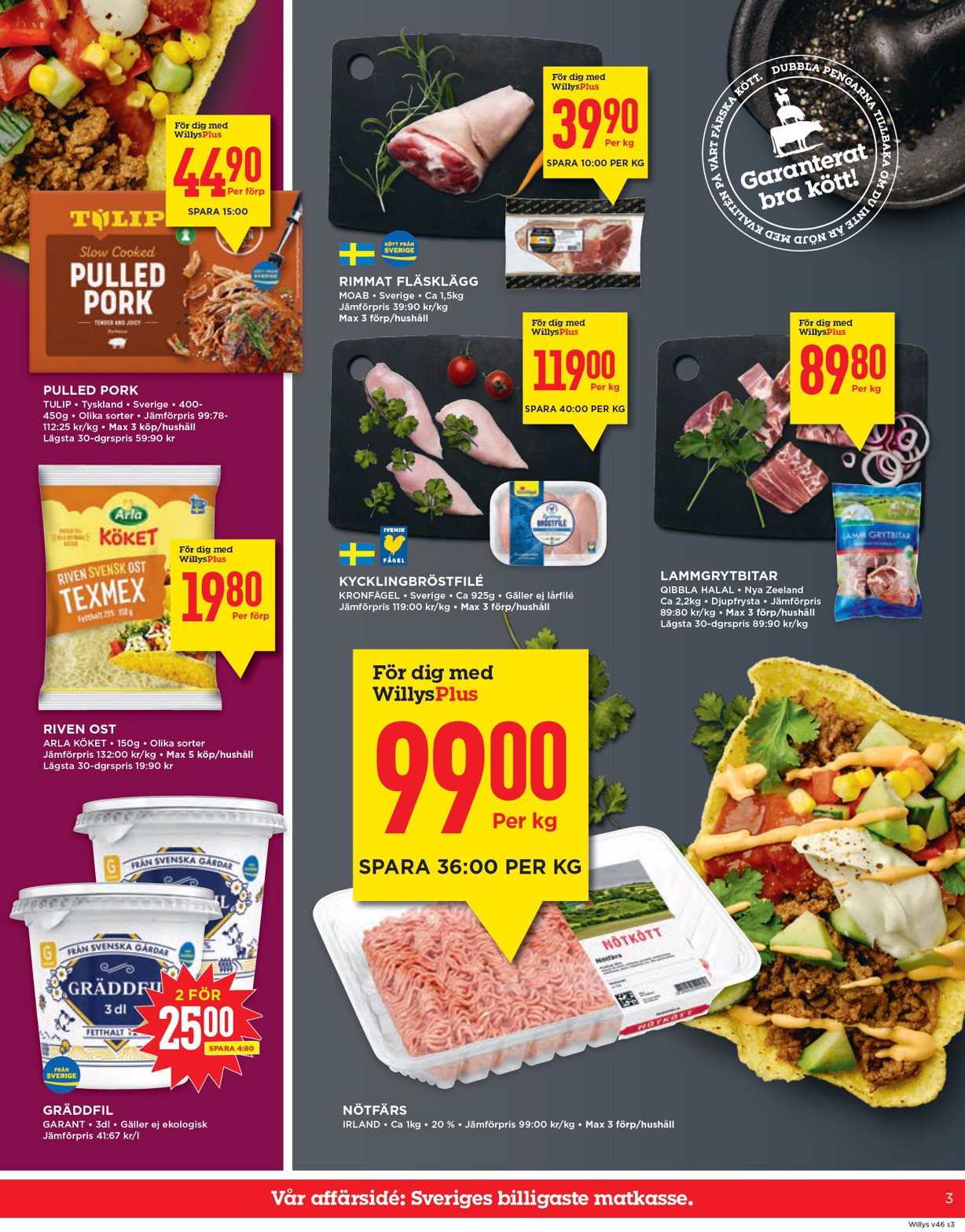 willy-s - Willy's-reklambladet giltigt från 10/11 - 16/11 - page: 3