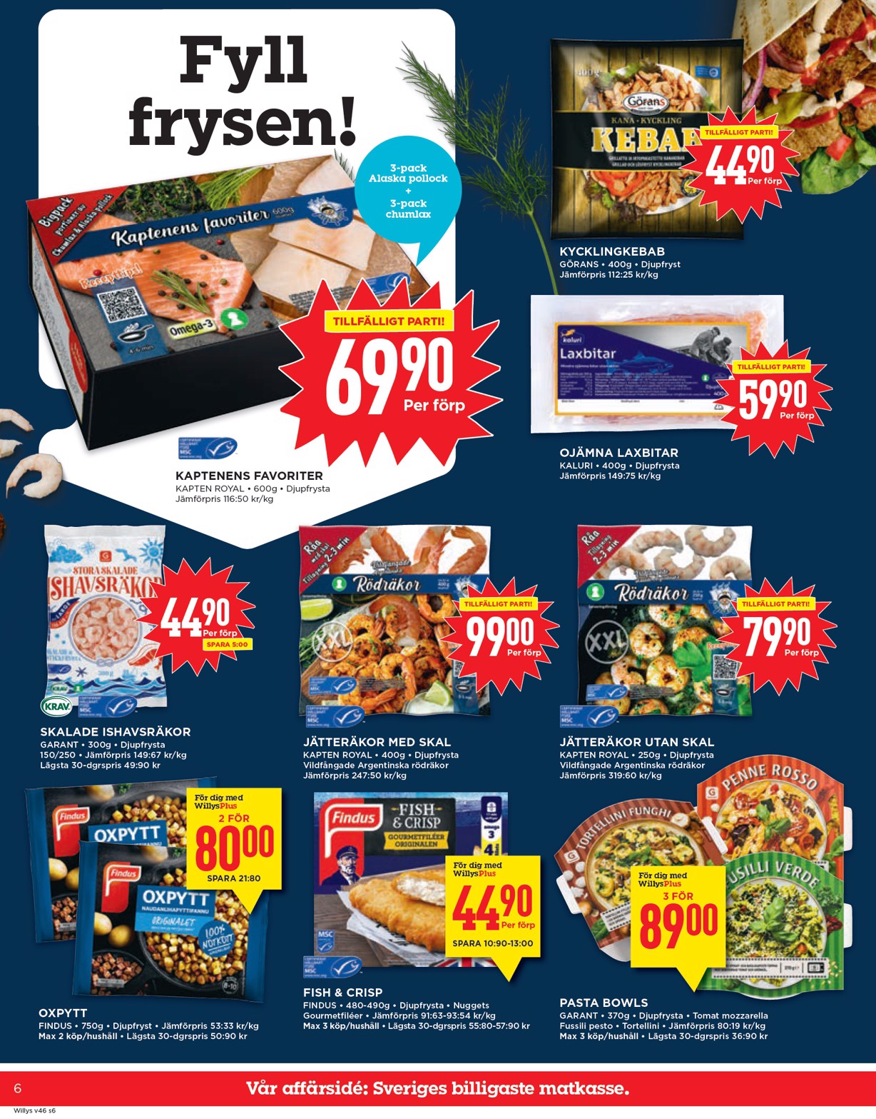 willy-s - Willy's-reklambladet giltigt från 10/11 - 16/11 - page: 6