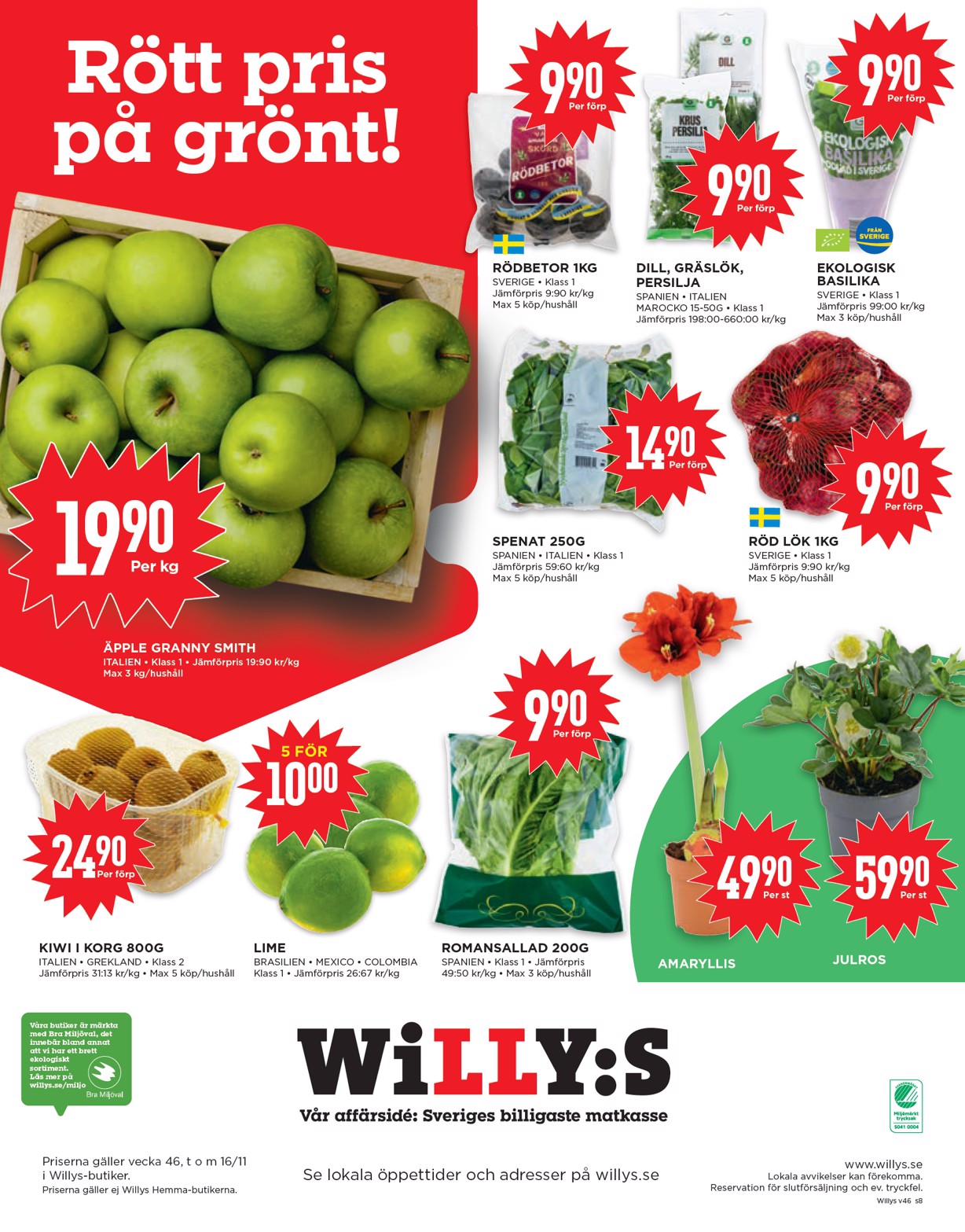 willy-s - Willy's-reklambladet giltigt från 10/11 - 16/11 - page: 8